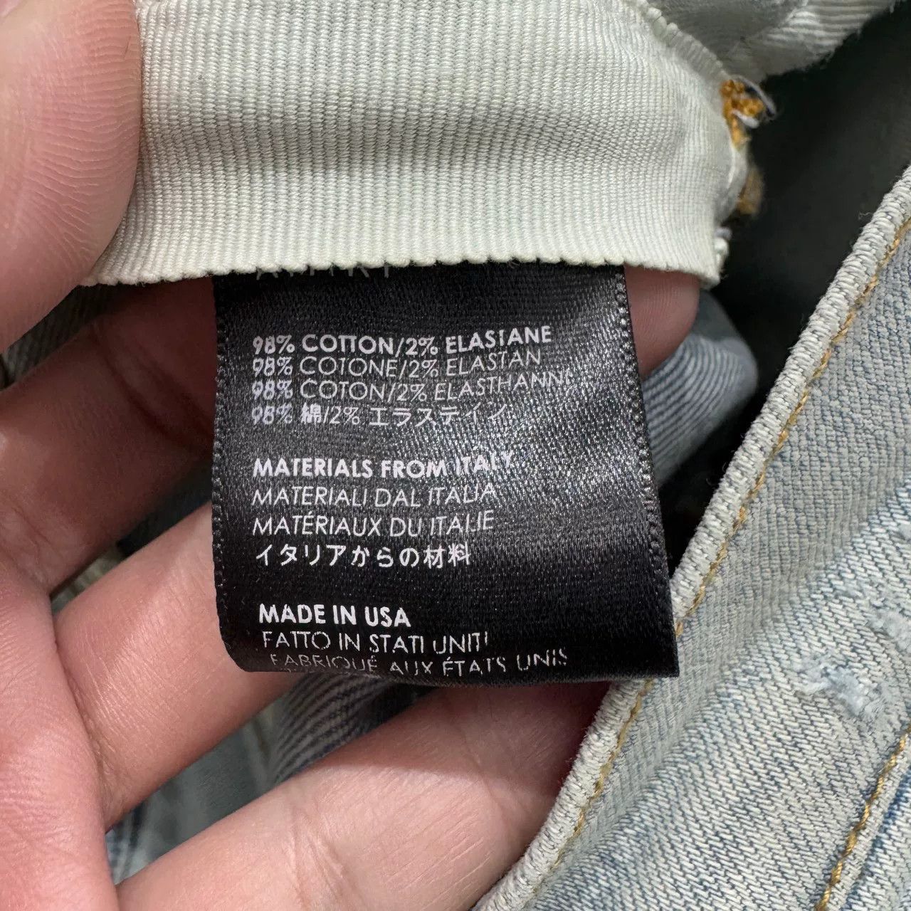 Amiri Amiri Distressed Ripped Side Stripe Jeans Size US 30 / EU 46 - 4 Thumbnail