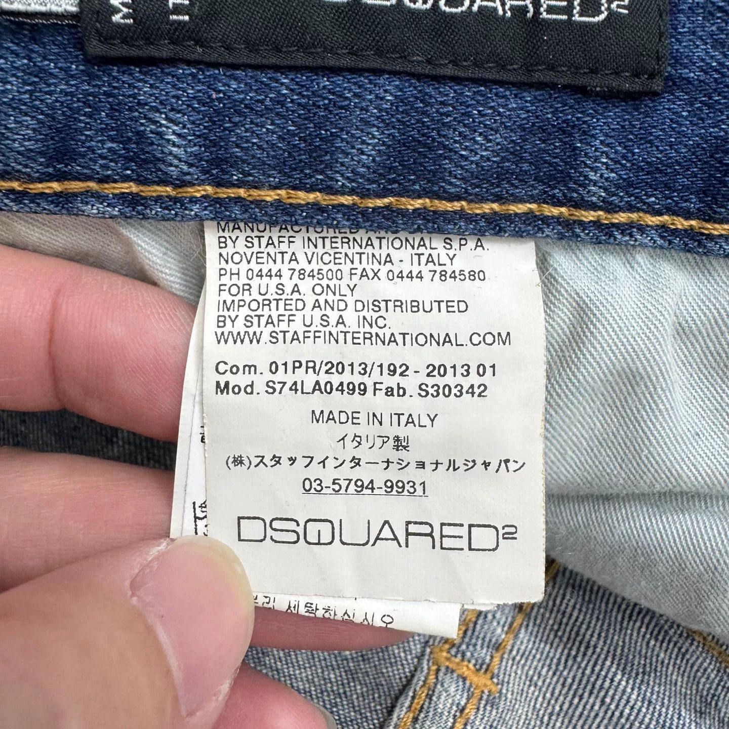 Dsquared2 Dsquared2 Paint Splatter Distressed Jeans Size US 32 / EU 48 - 3 Thumbnail
