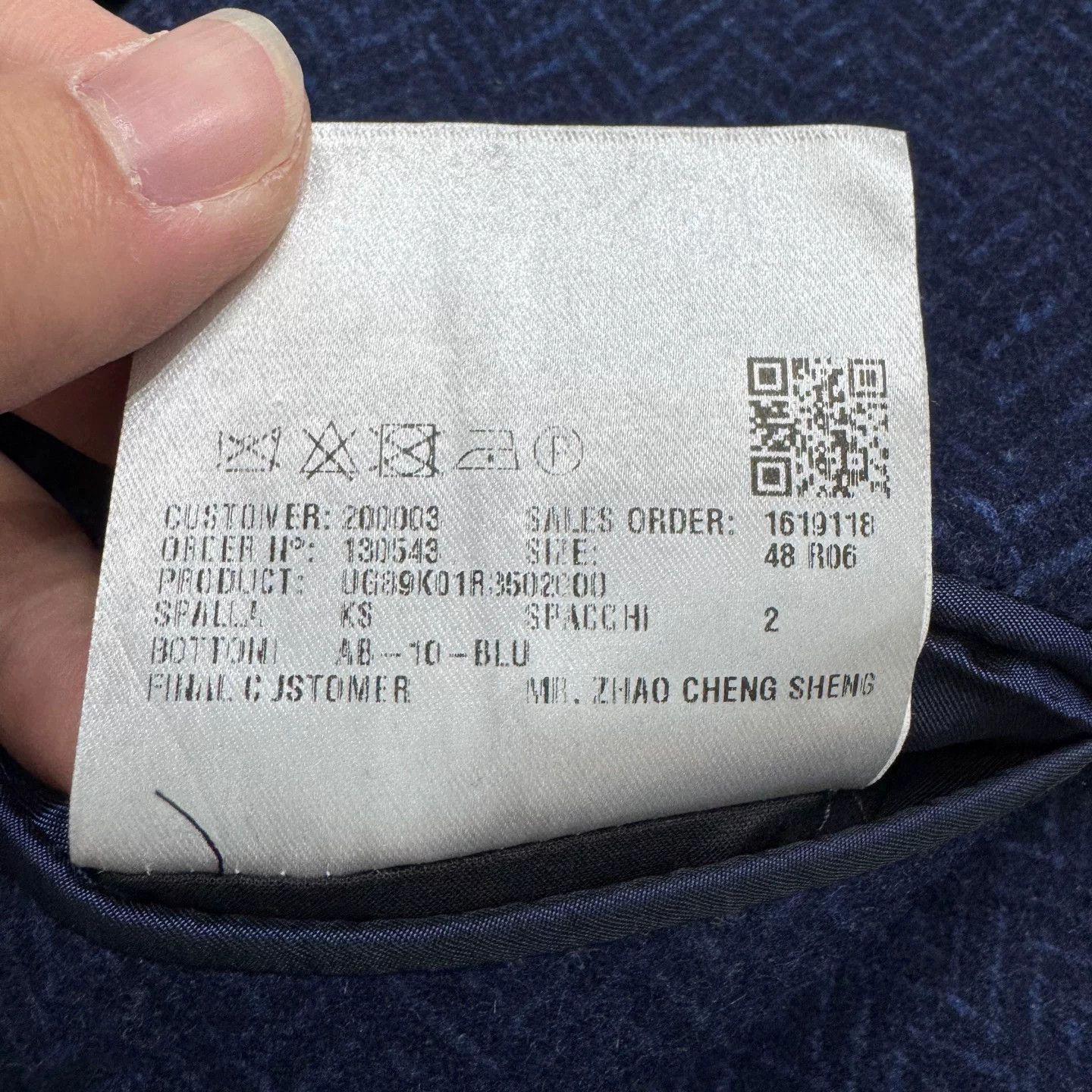 Kiton Kiton Wool Suit Jacket Size US M / EU 48-50 / 2 - 4 Thumbnail