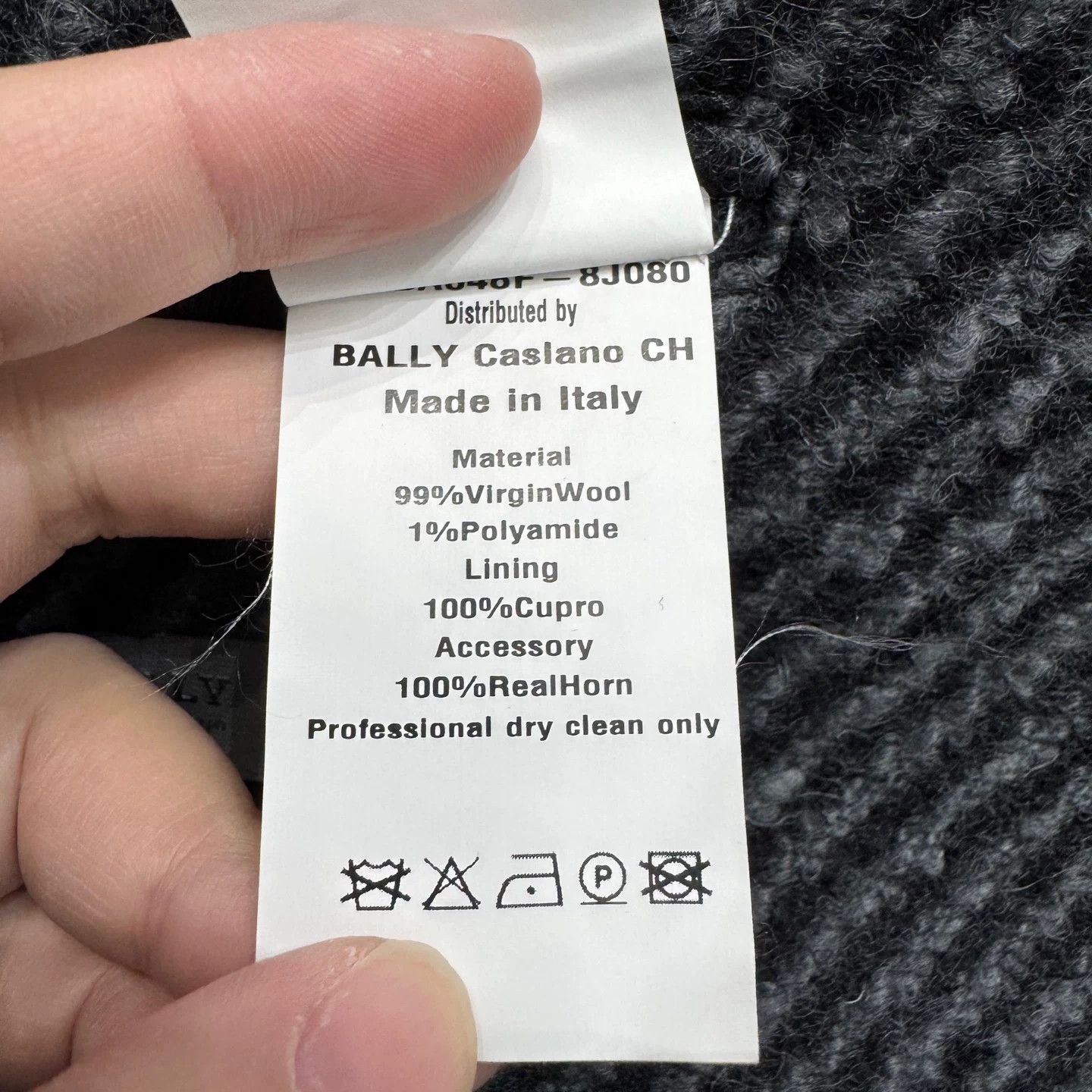 Bally BALLY Three-Color Wool Coat Size US S / EU 44-46 / 1 - 4 Thumbnail