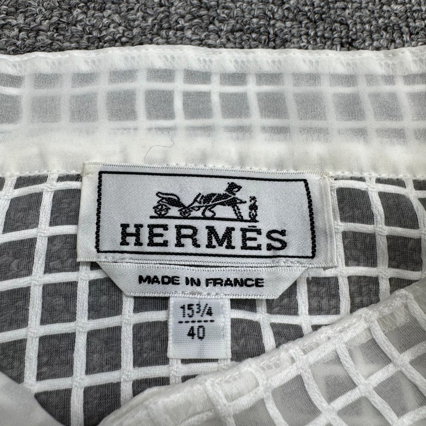 Hermes Hermes Mesh Sheer Jacket Size US XXS / EU 40 - 2 Thumbnail