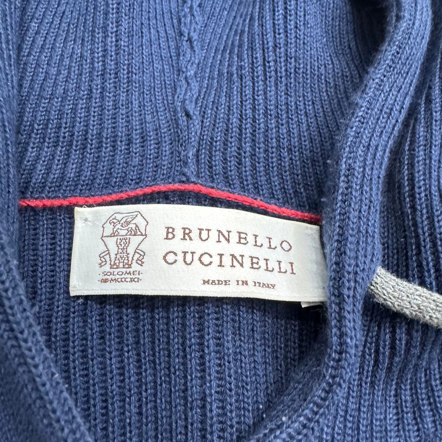Brunello Cucinelli Brunello Cucinelli Knit Hoodie Size US XL / EU 56 / 4 - 2 Thumbnail