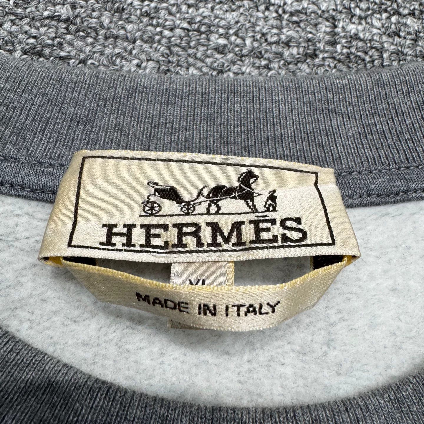 Hermes Hermes Embossed Pattern Sweatshirt Size US XL / EU 56 / 4 - 3 Thumbnail