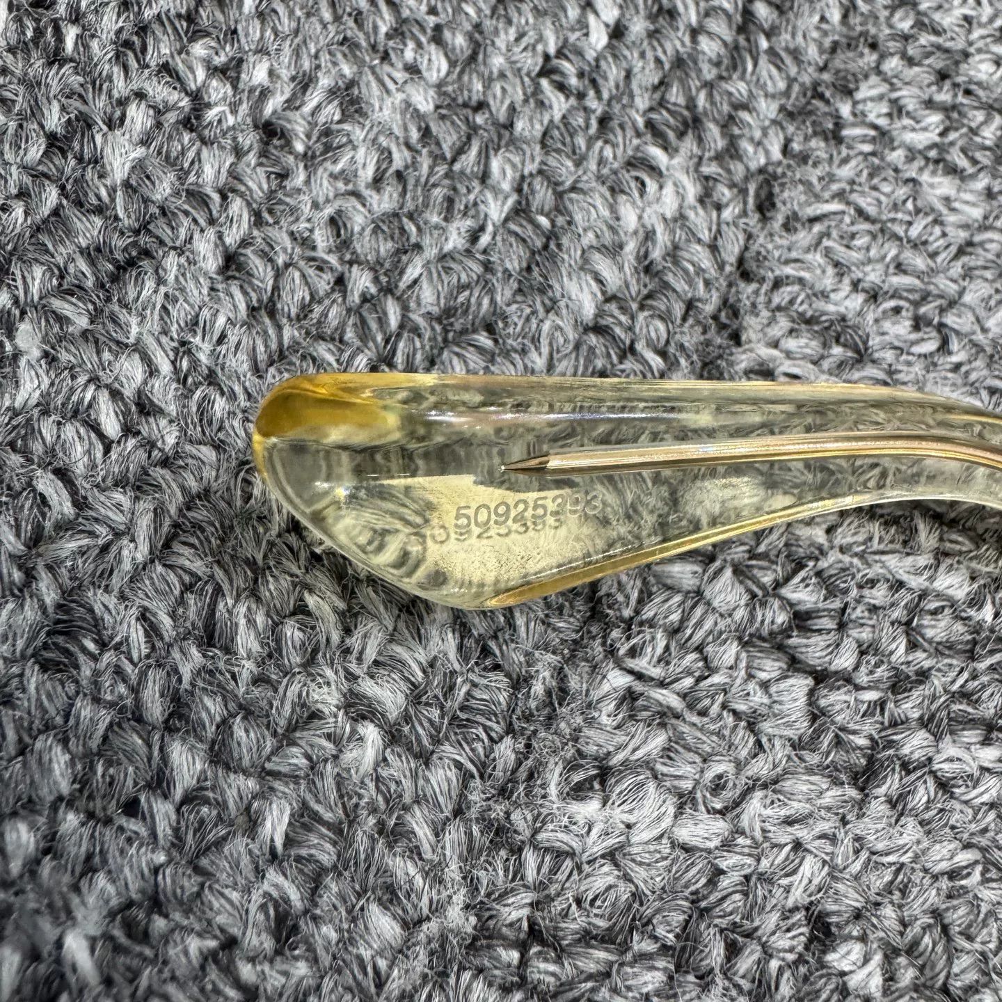 Chrome Hearts Chrome Hearts Transparent Yellow Glasses Size ONE SIZE - 6 Thumbnail
