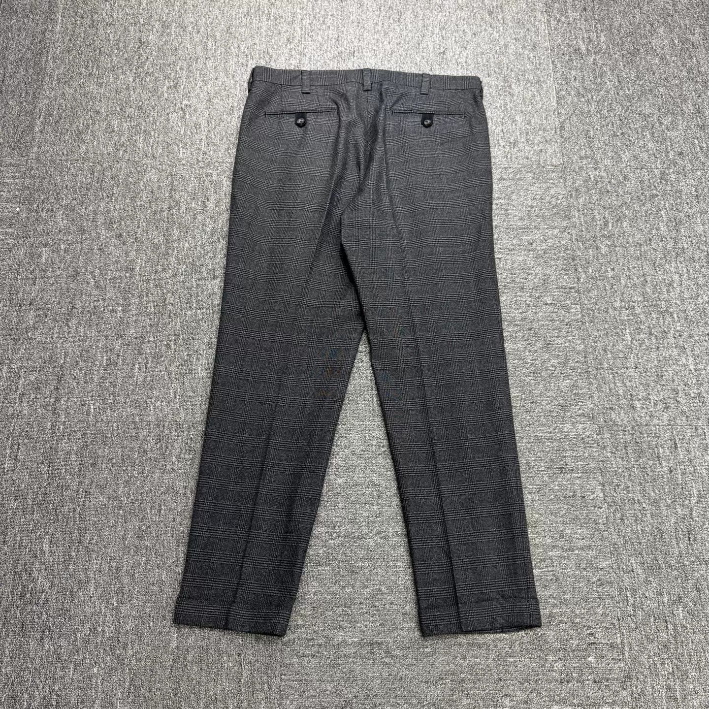 Dolce & Gabbana DG Check Wool Casual Pants Size US 34 / EU 50 - 5 Thumbnail