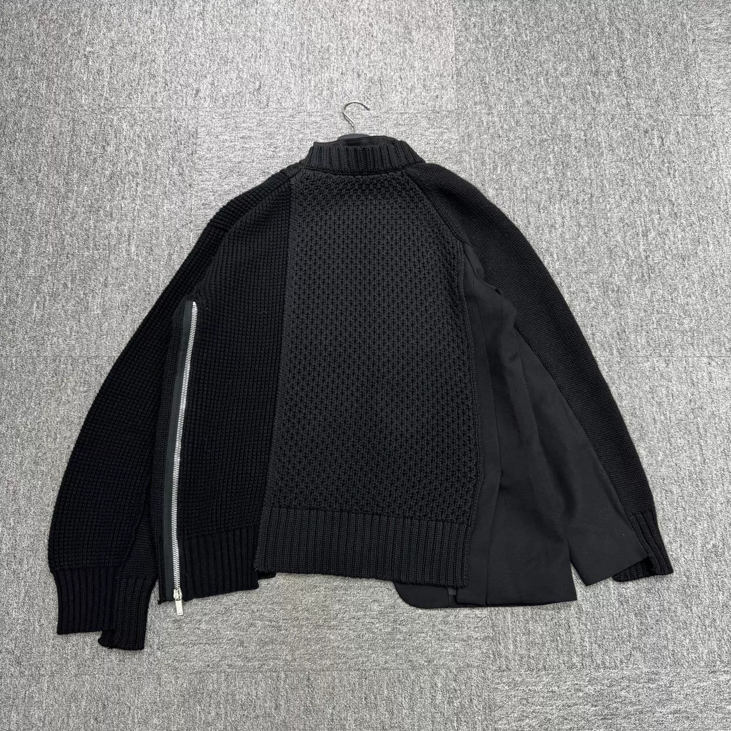 Sacai Dior sacai structured spliced sweater Size US L / EU 52-54 / 3 - 3 Thumbnail