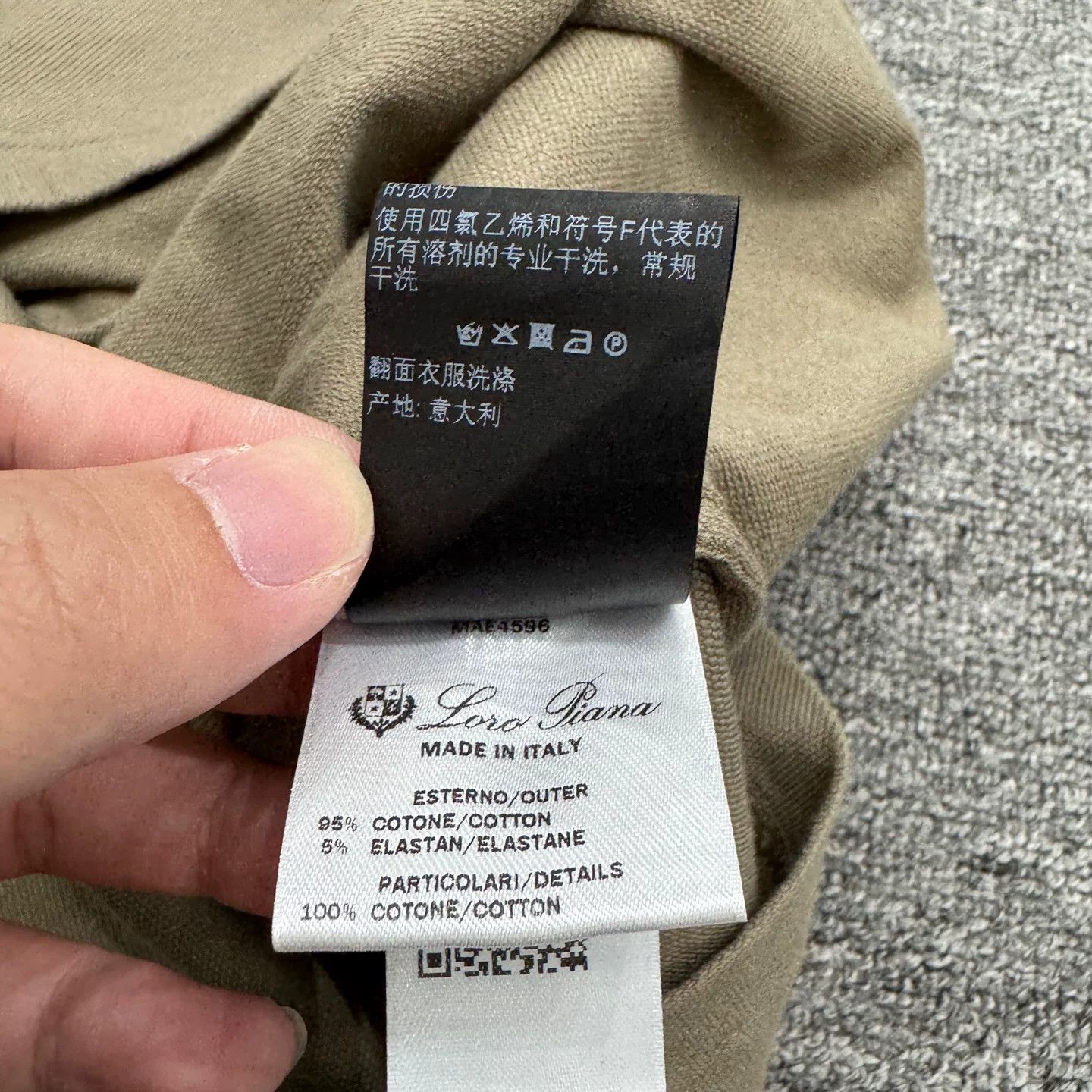 Loro Piana Loro Piana Khaki Polo Shirt Size US M / EU 48-50 / 2 - 4 Thumbnail