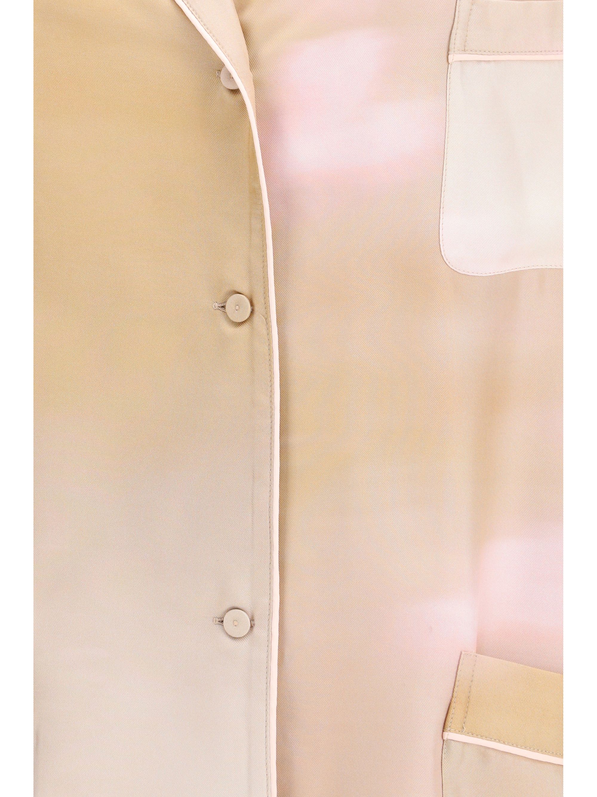 Fabiana Filippi Printed silk twill Shirt Size M / US 6-8 / IT 42-44 - 3 Thumbnail