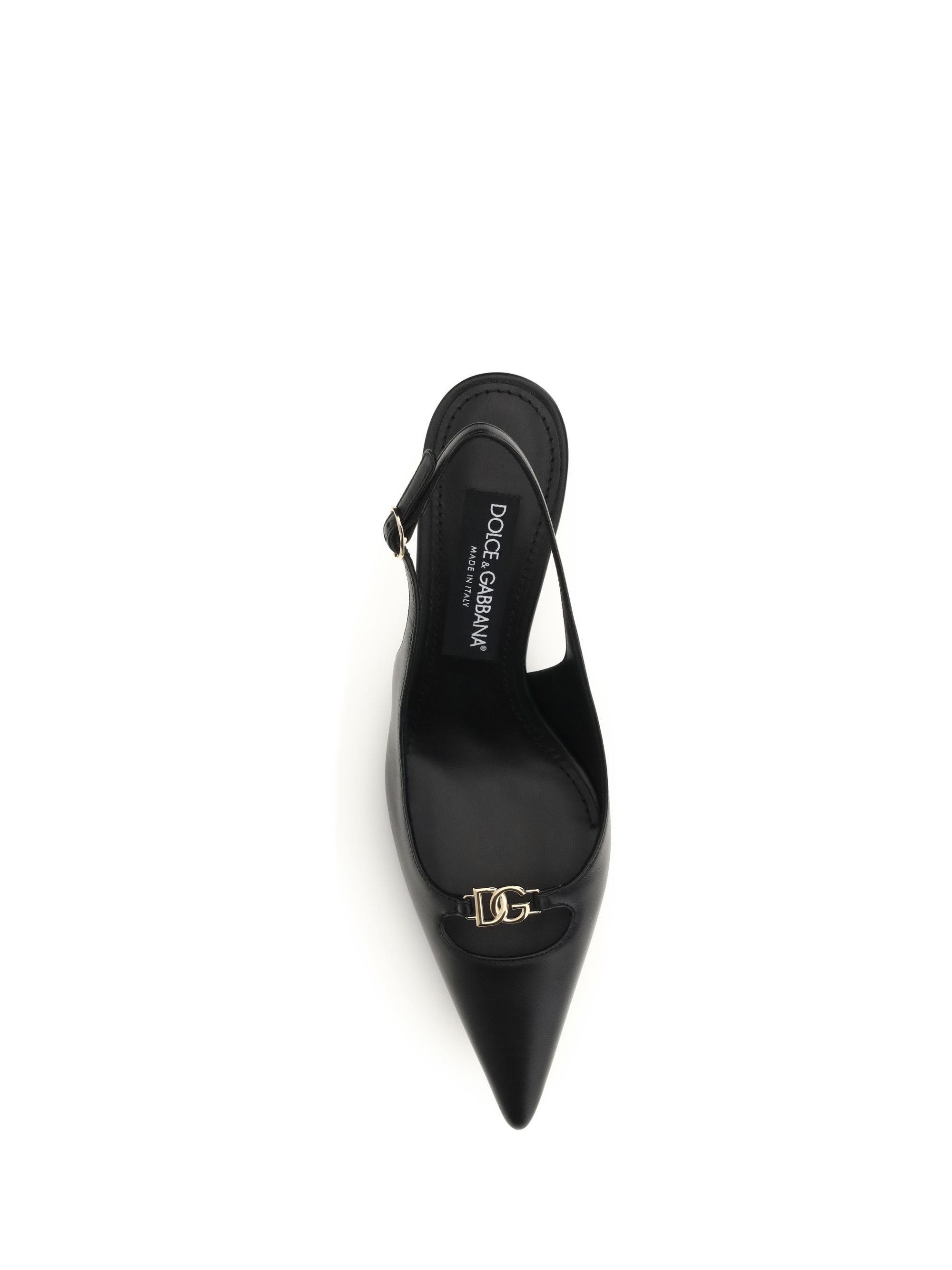 Dolce & Gabbana Leather slingback Pumps Size US 7 / IT 37 - 4 Thumbnail