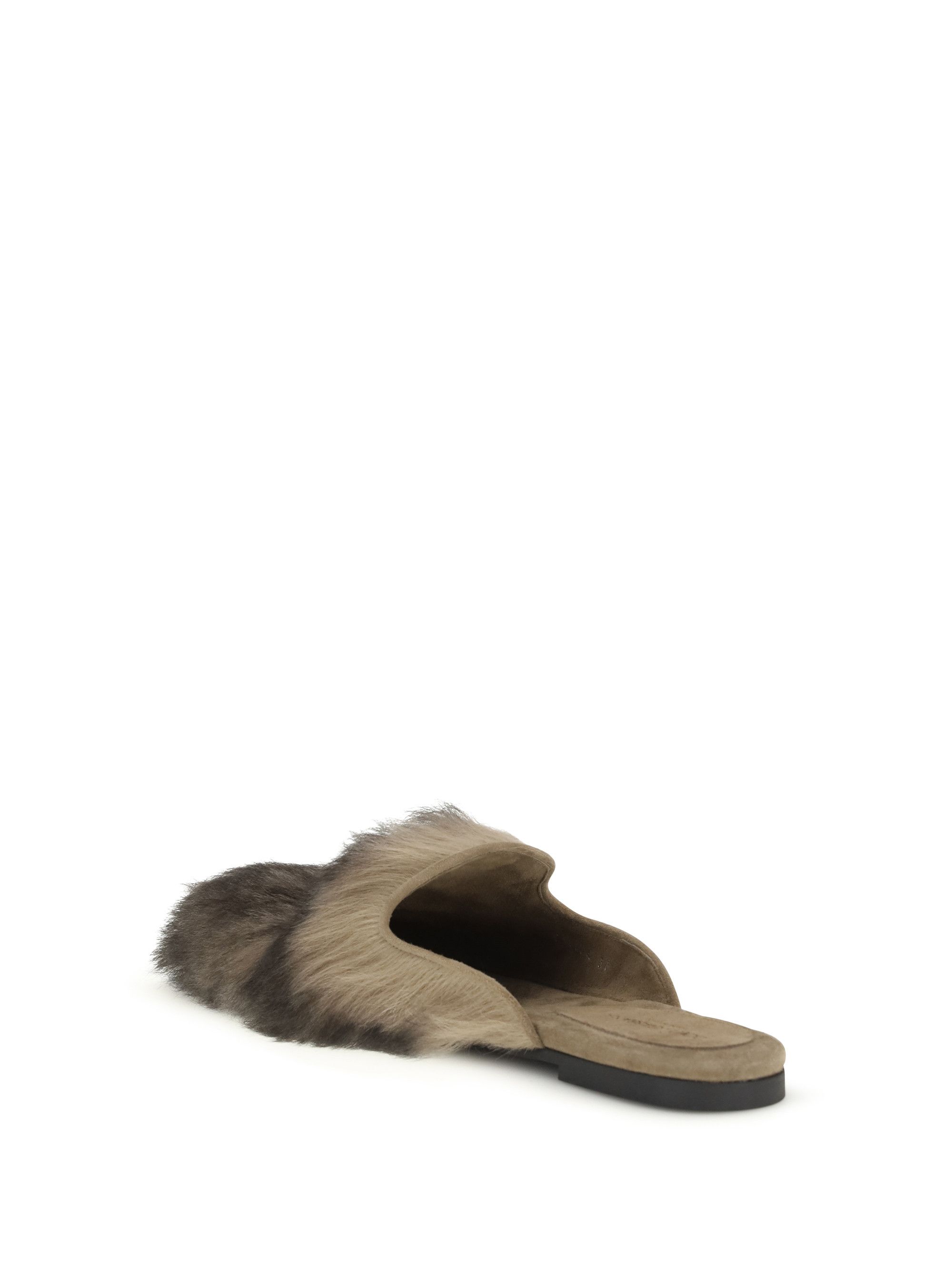 Dolce & Gabbana Sheepskin Mules Size US 9 / IT 39 - 3 Thumbnail