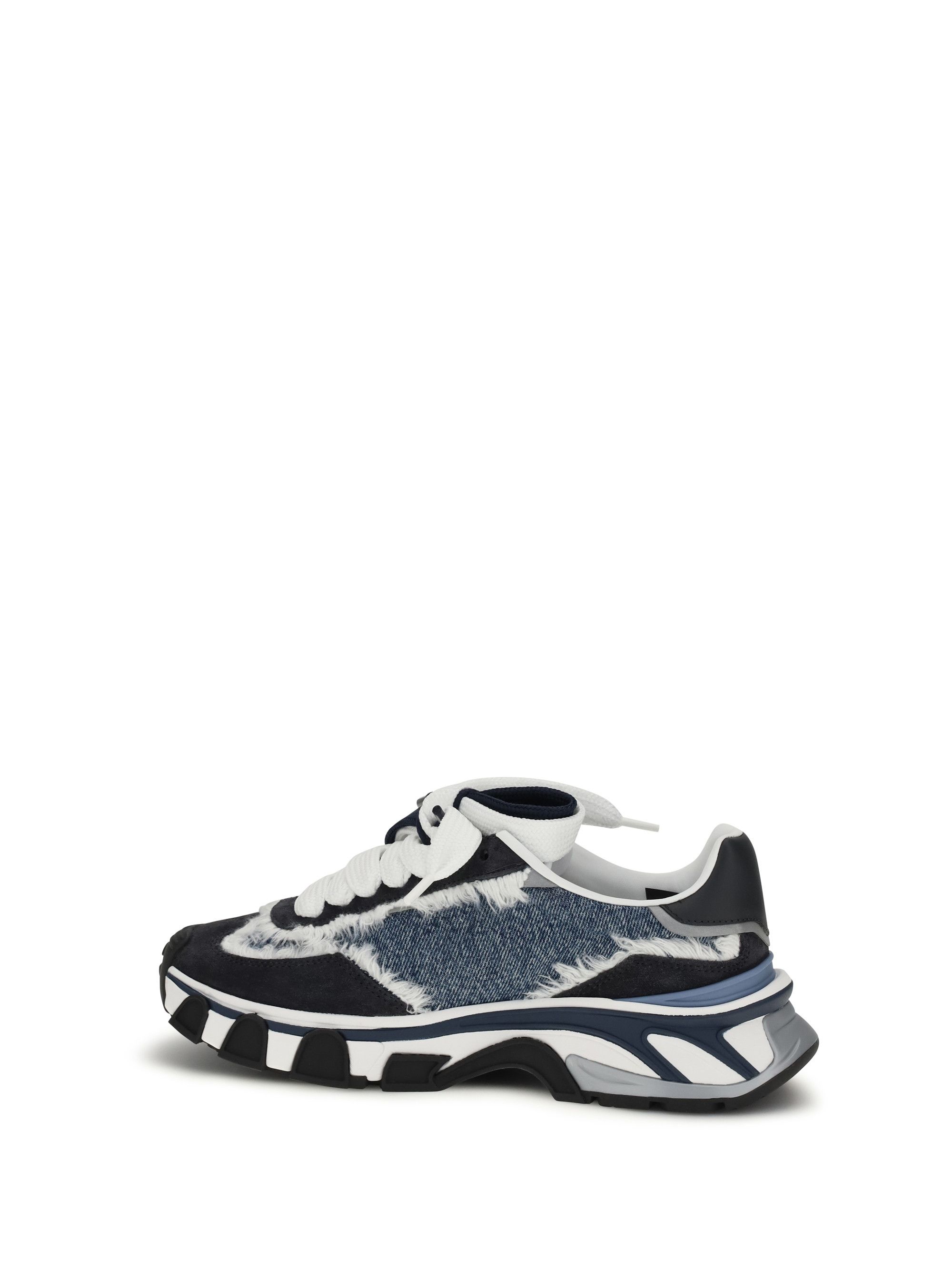 Dolce & Gabbana Leather and denim Sneakers Size US 6 / IT 36 - 3 Thumbnail