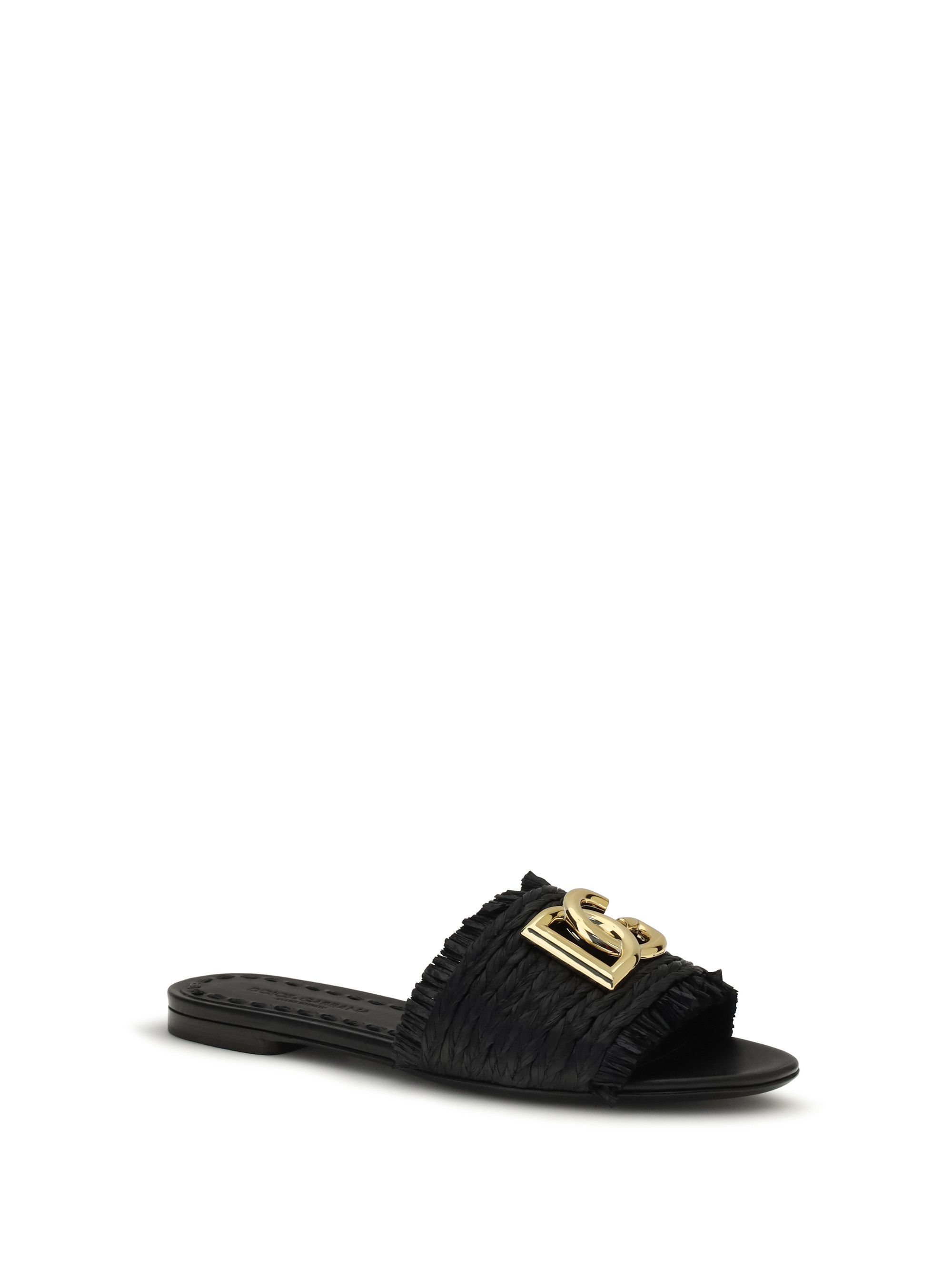 Dolce & Gabbana raffia Sandals Size US 7 / IT 37 - 2 Thumbnail