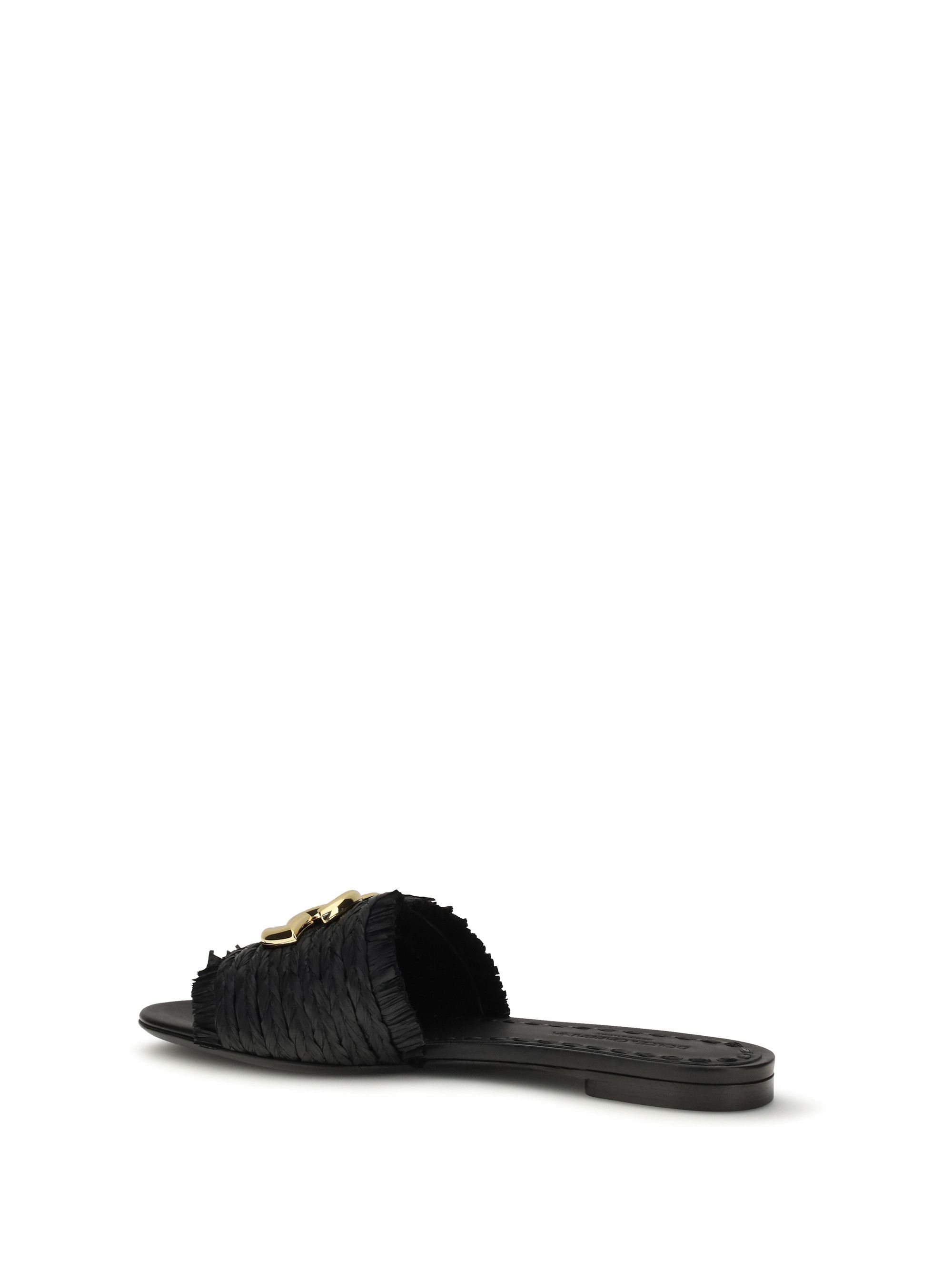 Dolce & Gabbana raffia Sandals Size US 7 / IT 37 - 3 Thumbnail