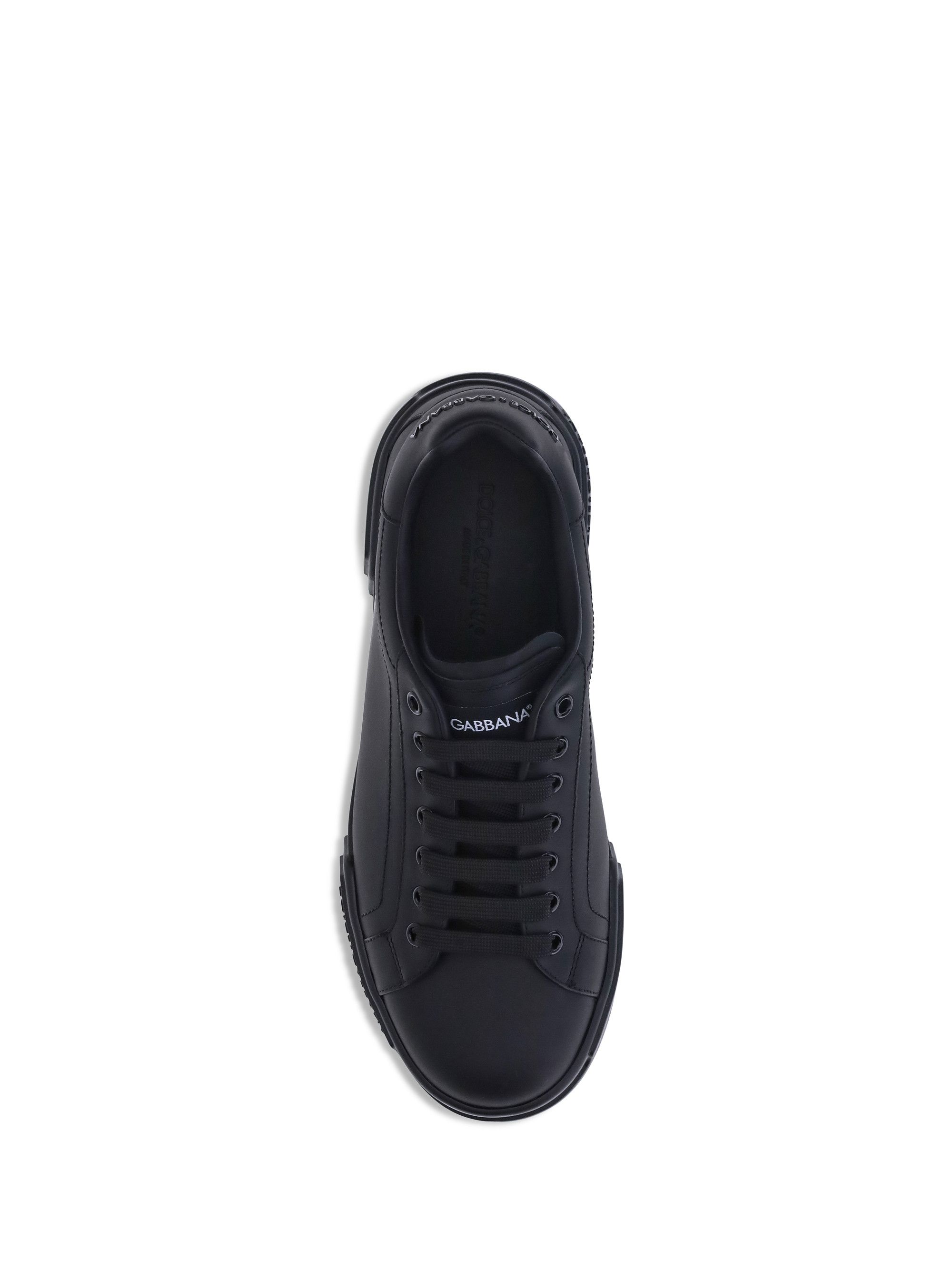 Dolce & Gabbana Leather Sneakers Size US 12 / EU 45 - 4 Thumbnail