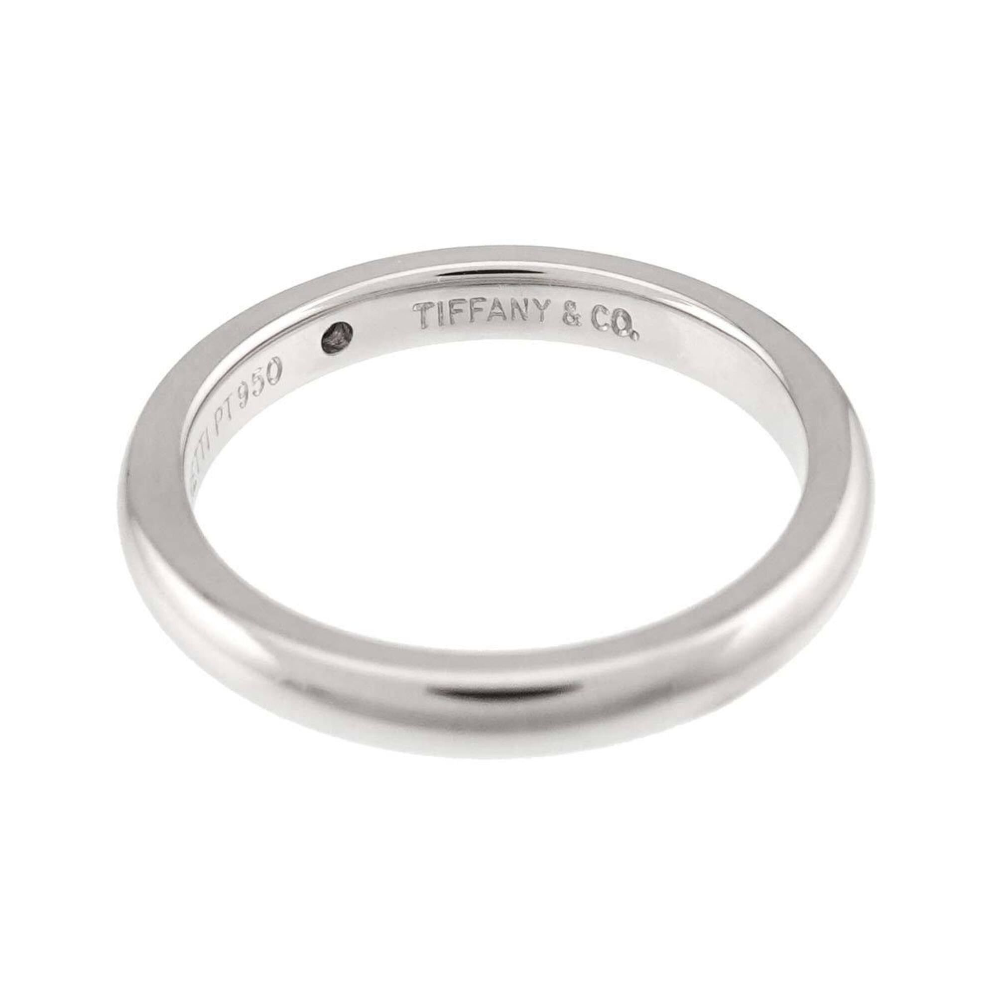 Tiffany & Co. Tiffany & Co. Stacking Band Ring with 1 Diamond, Platinum. Size ONE SIZE - 3 Thumbnail