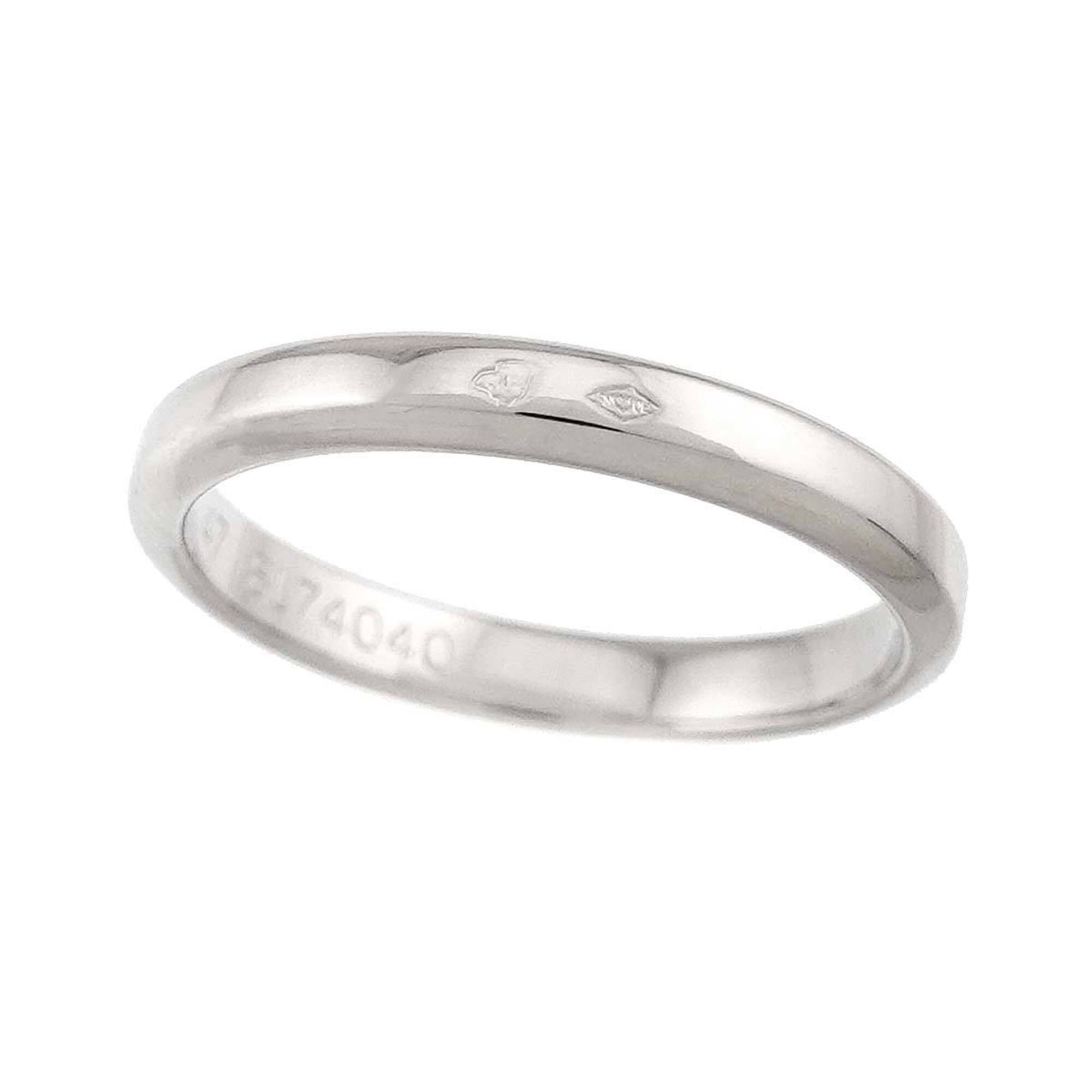 Van Cleef & Arpels Van Cleef & Arpels Tendrement #47 Ring, 2.5mm wide, Platinum. Size ONE SIZE - 5 Thumbnail