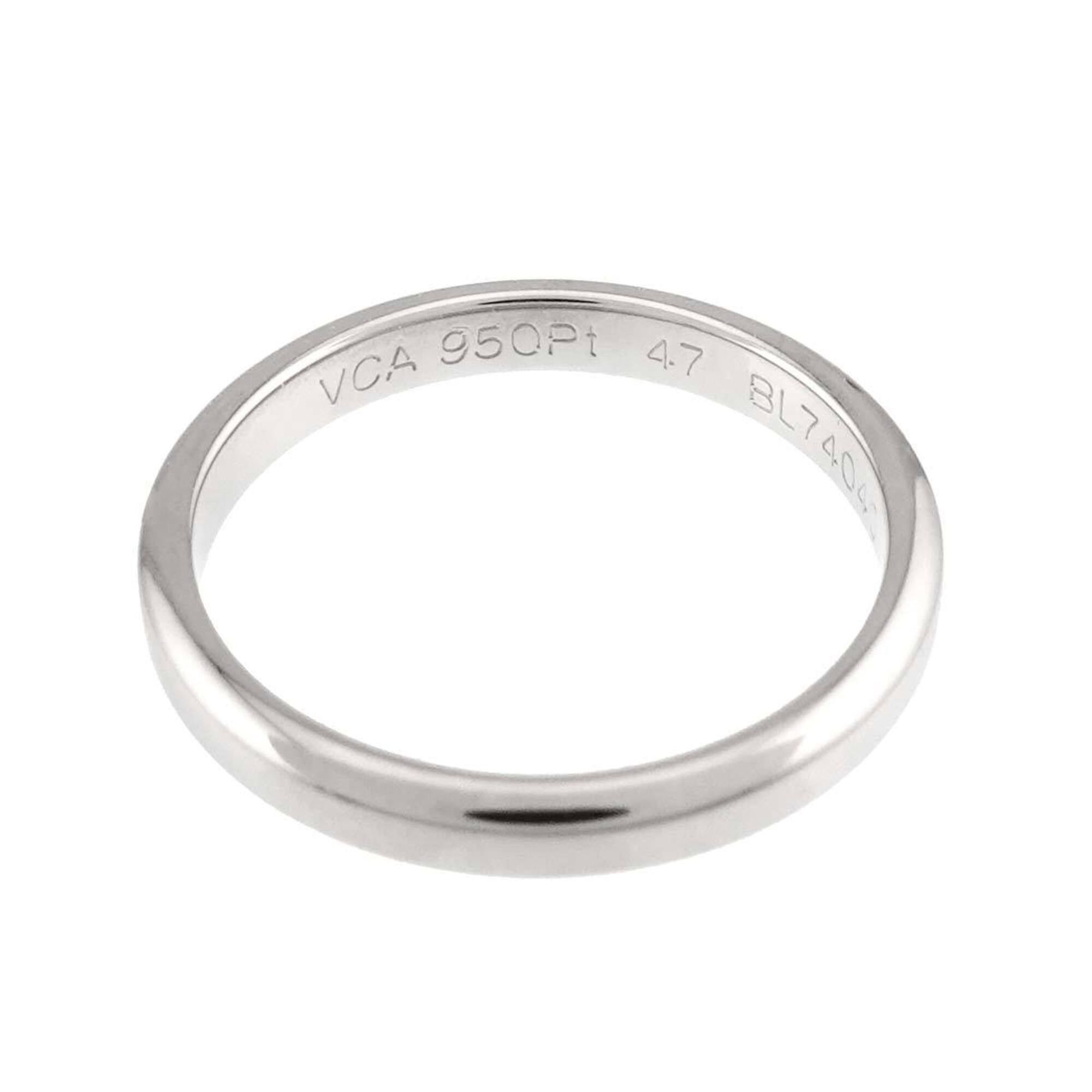 Van Cleef & Arpels Van Cleef & Arpels Tendrement #47 Ring, 2.5mm wide, Platinum. Size ONE SIZE - 3 Thumbnail