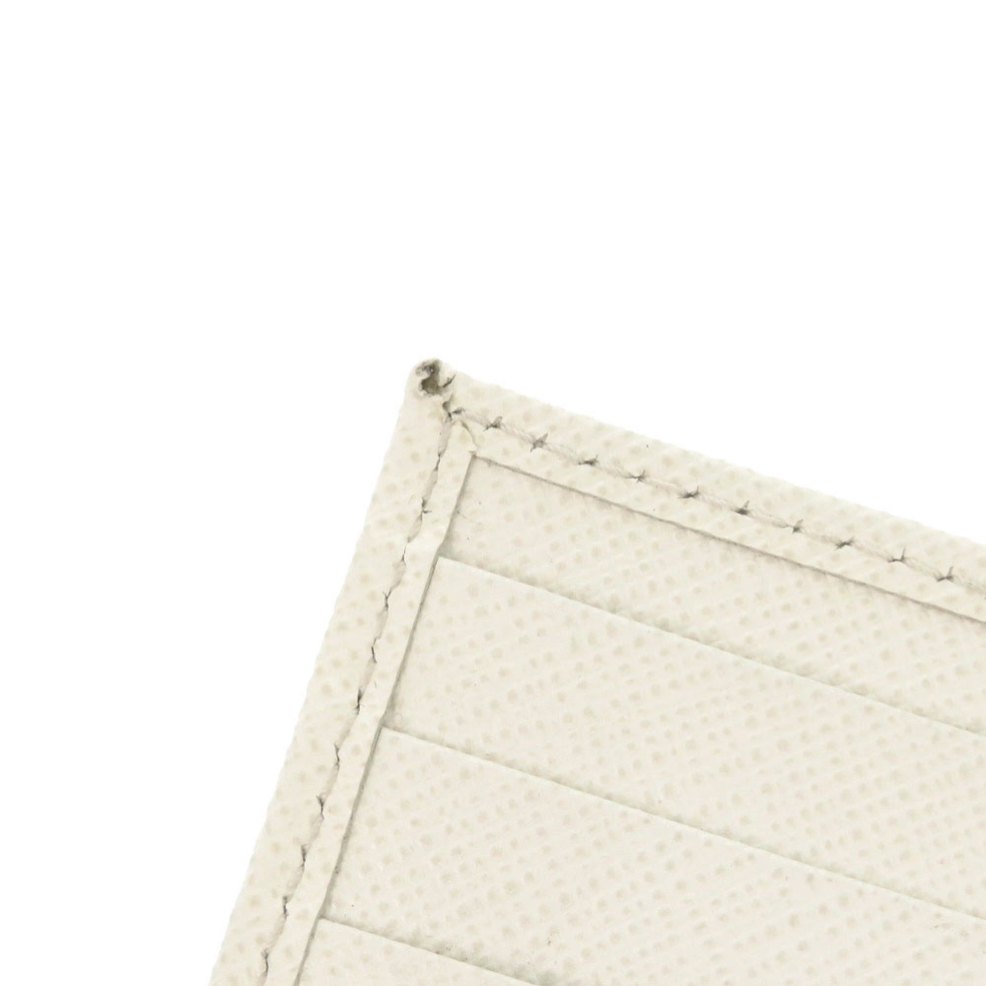 Prada Excellent condition Prada Saffiano Triangle White Business Card Holder/Card Case 1677PRADA Size ONE SIZE - 9 Thumbnail