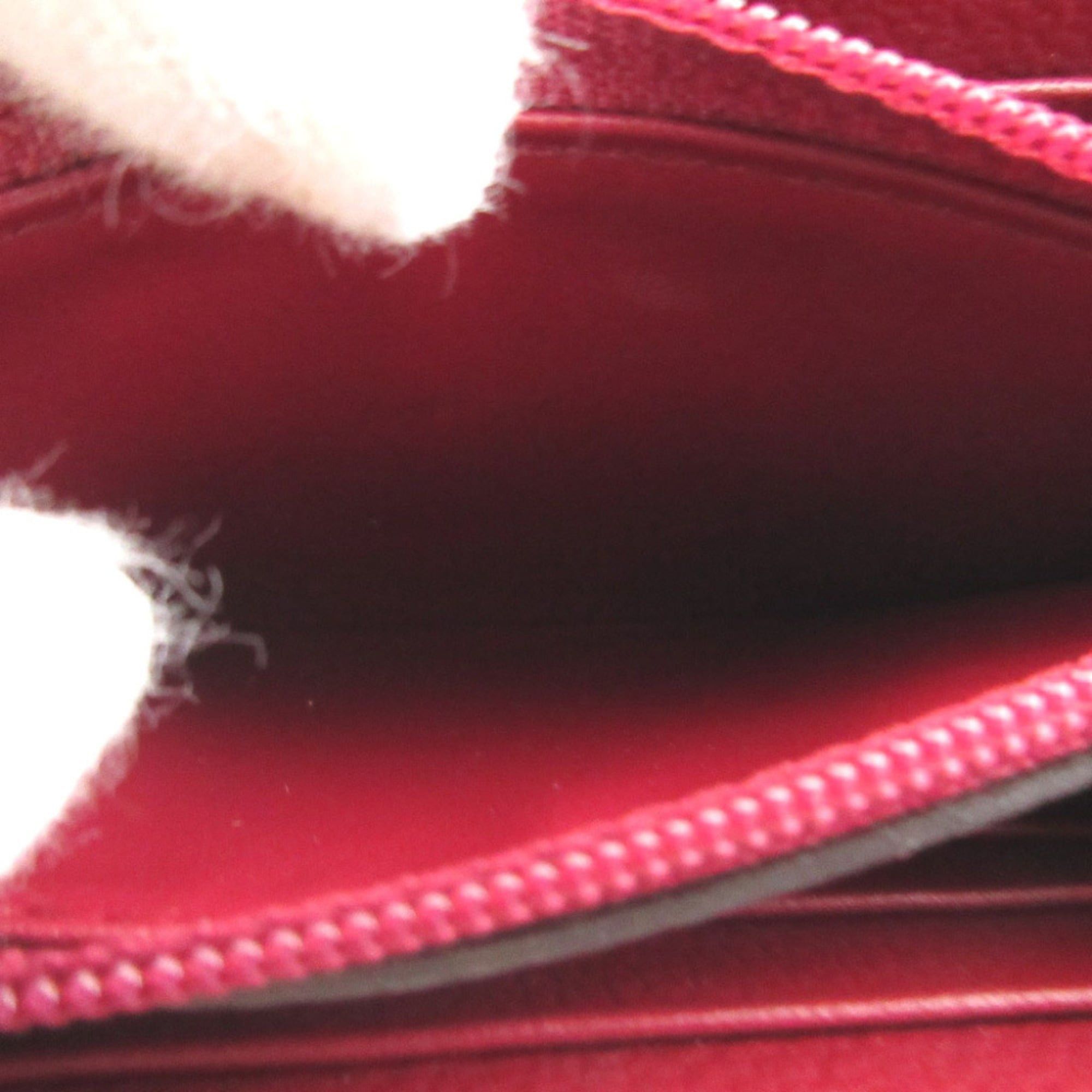 Cartier Like New Cartier C de Leather Bordeaux Purple Compact Wallet 0510Cartier Size ONE SIZE - 7 Thumbnail