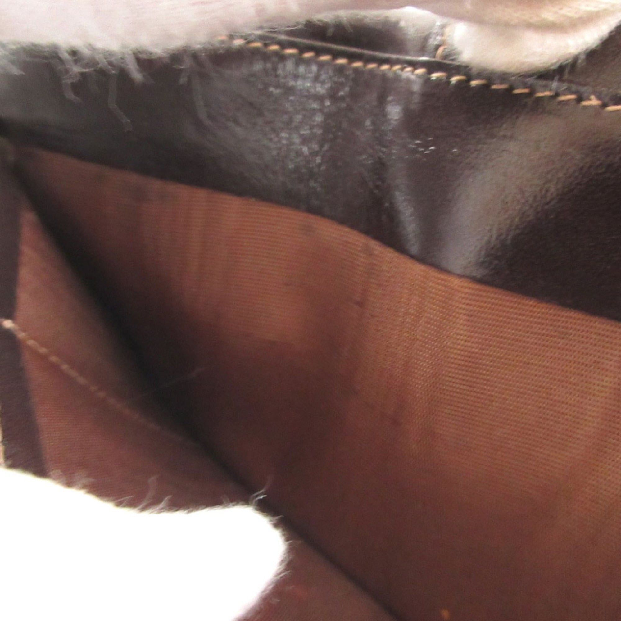 Fendi Excellent condition Fendi Zucca pattern 30806 canvas leather brown double snap long wallet 1228FENDI Size ONE SIZE - 6 Thumbnail