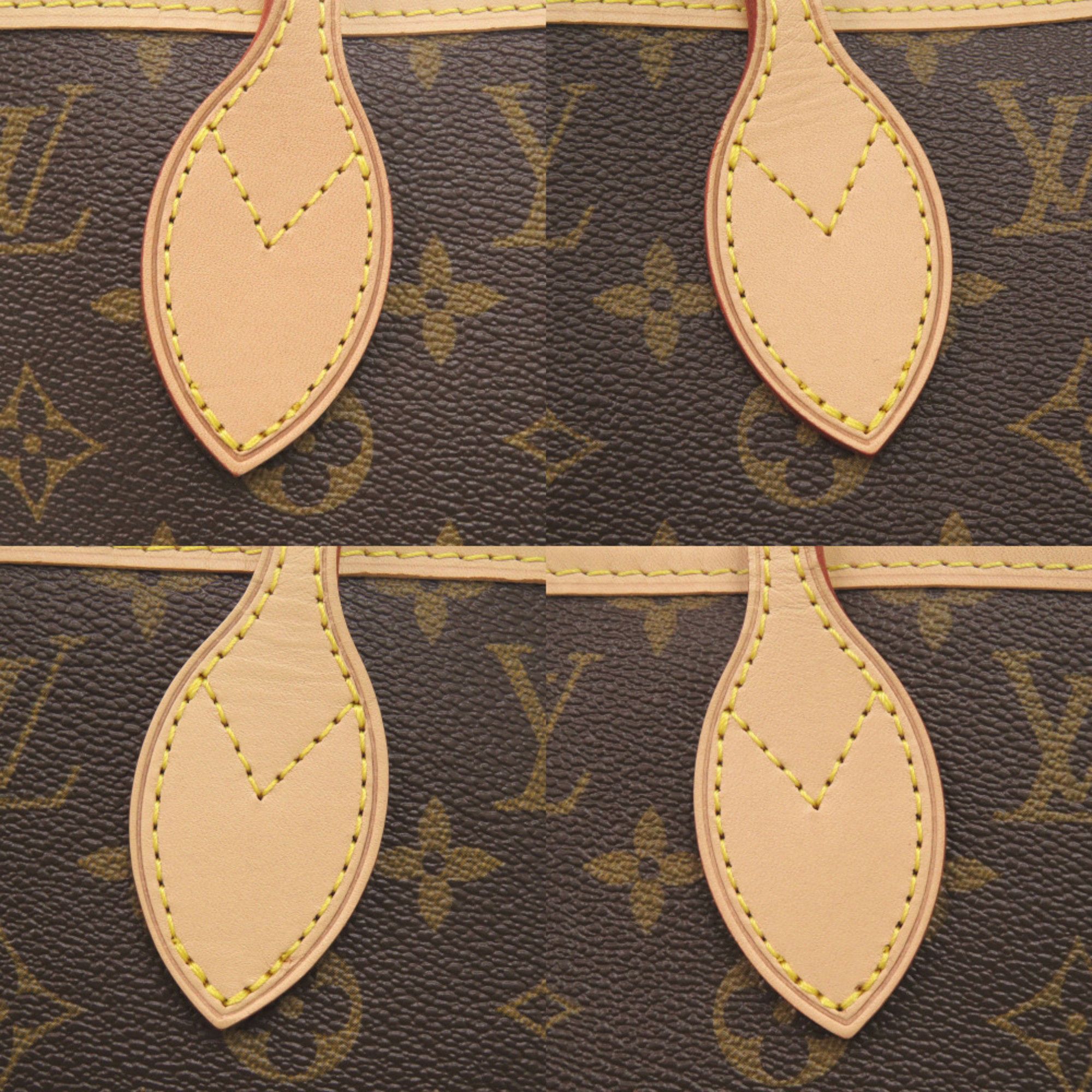 Louis Vuitton Like New Louis Vuitton Neverfull MM Handbag with Pouch, Monogram Light Blue Tote Bag LV 0819LOUIS VUITTON Size ONE SIZE - 8 Thumbnail