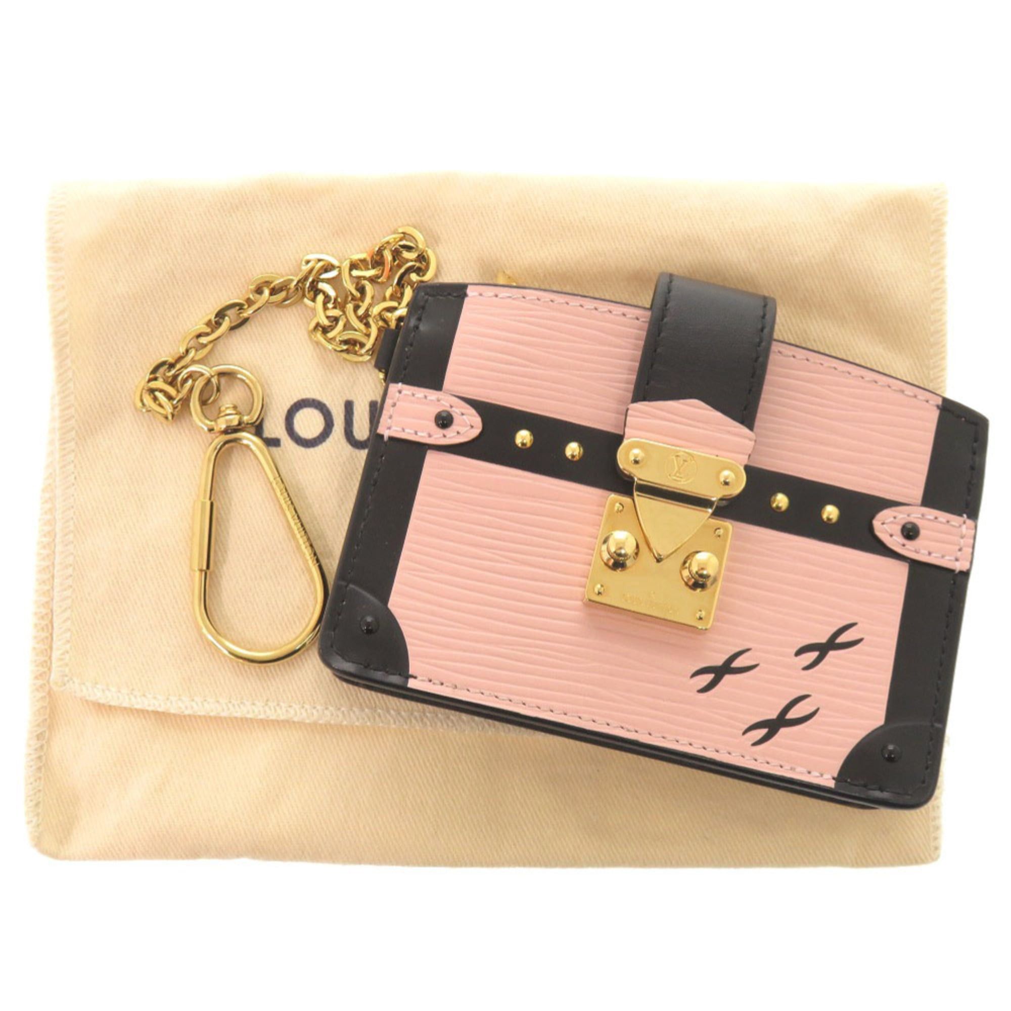 Louis Vuitton Excellent condition Louis Vuitton Epi Trunk Multicart M67506 Rose Ballerine business card holder/card case/wallet/coin case LV 1510 LOUIS VUITTON Size ONE SIZE - 2 Thumbnail