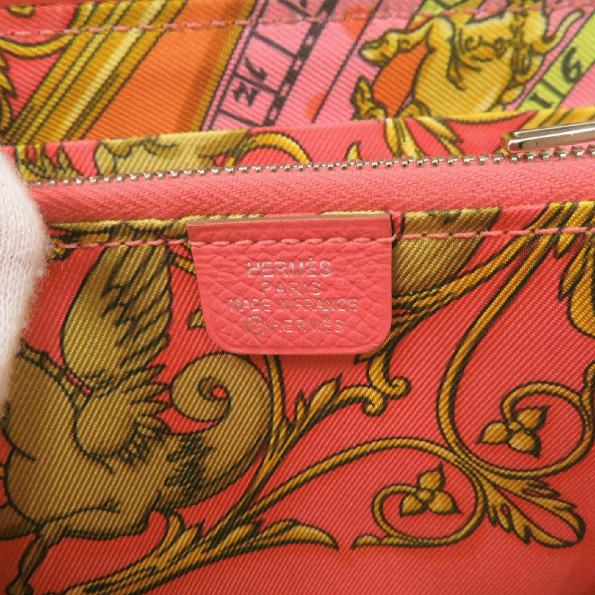 Hermes Hermes Azap Silk In Compact Veau Epsom Rose Jaipur Y Stamp (2020) Wallet/Coin Case 1077HERMES Size ONE SIZE - 7 Thumbnail
