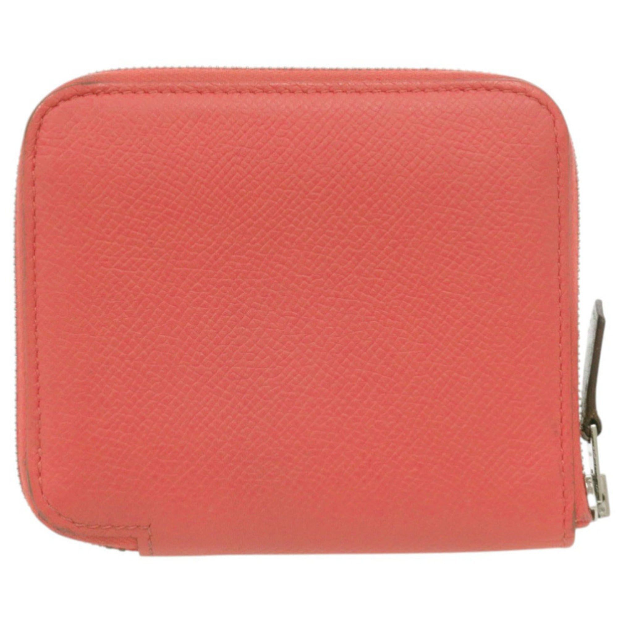 Hermes Hermes Azap Silk In Compact Veau Epsom Rose Jaipur Y Stamp (2020) Wallet/Coin Case 1077HERMES Size ONE SIZE - 2 Thumbnail