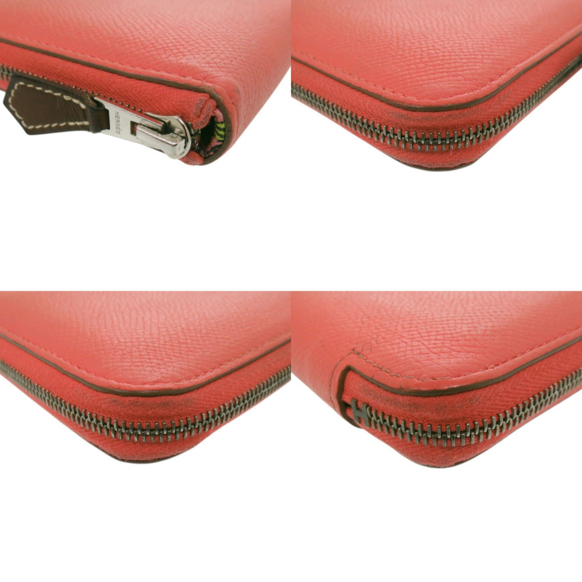 Hermes Hermes Azap Silk In Compact Veau Epsom Rose Jaipur Y Stamp (2020) Wallet/Coin Case 1077HERMES Size ONE SIZE - 3 Thumbnail