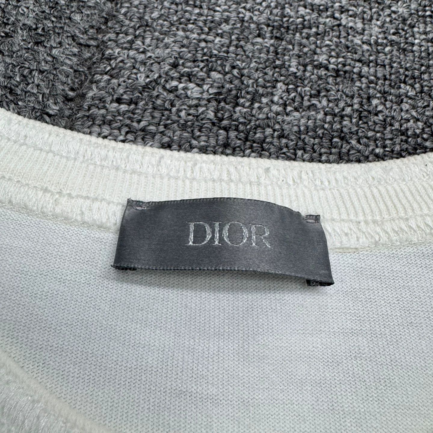 Sacai Dior sacai spliced short-sleeve top Size US M / EU 48-50 / 2 - 2 Thumbnail