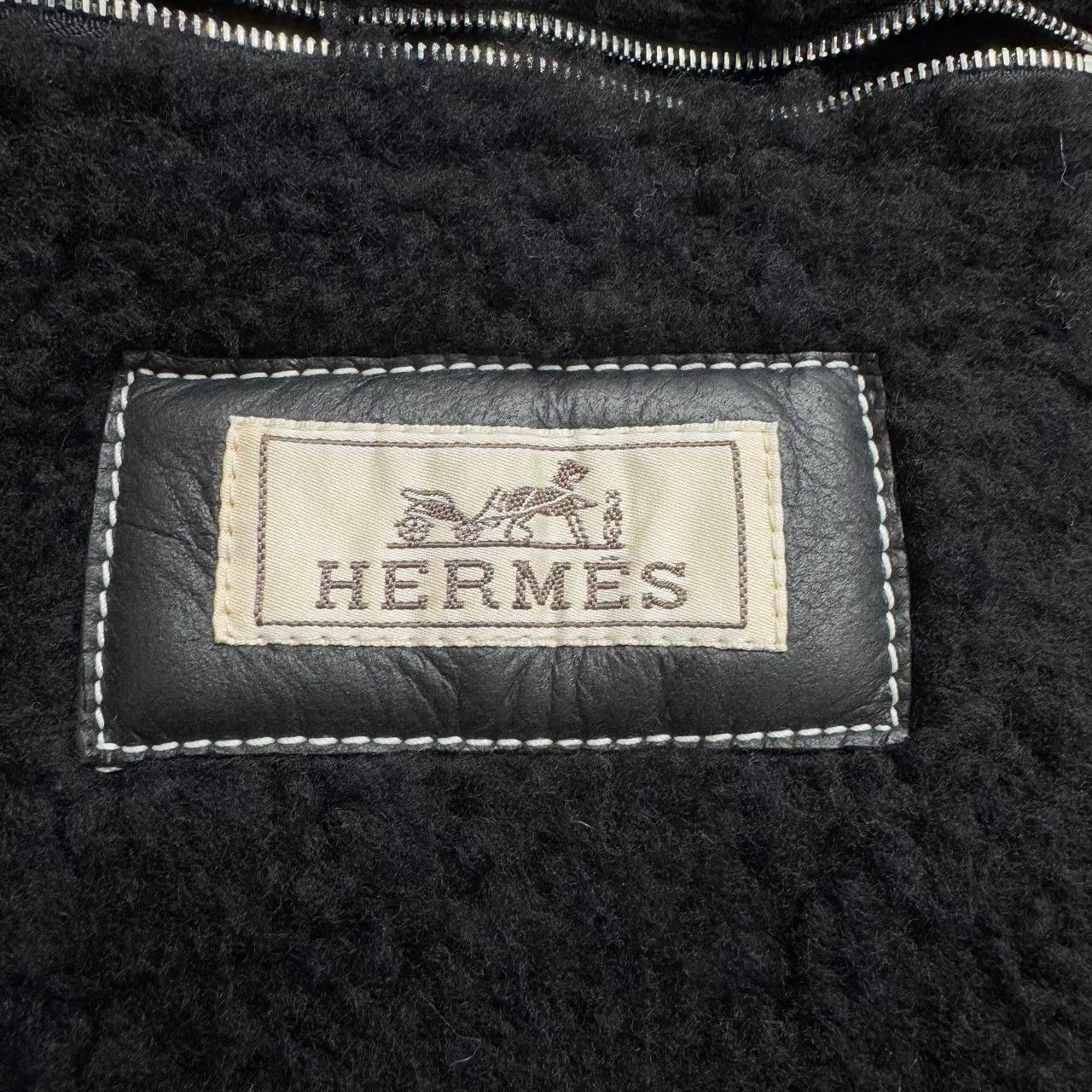 Hermes Hermes Cow Sheep Fur Leather Coat Size US M / EU 48-50 / 2 - 2 Thumbnail