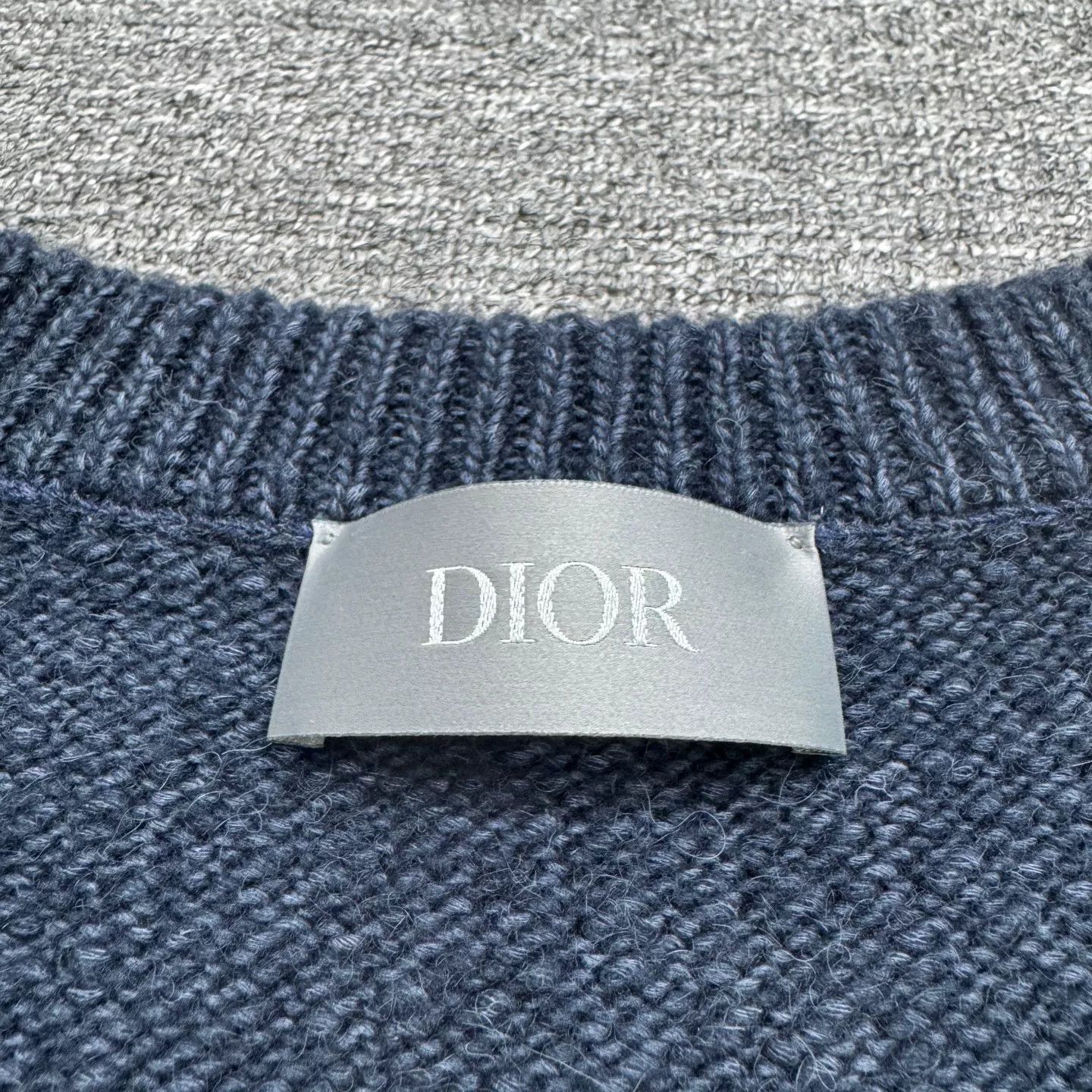 Dior Dior x Denim Tears Colorblock V-Neck Wool Vest Size US XXL / EU 58 / 5 - 2 Thumbnail