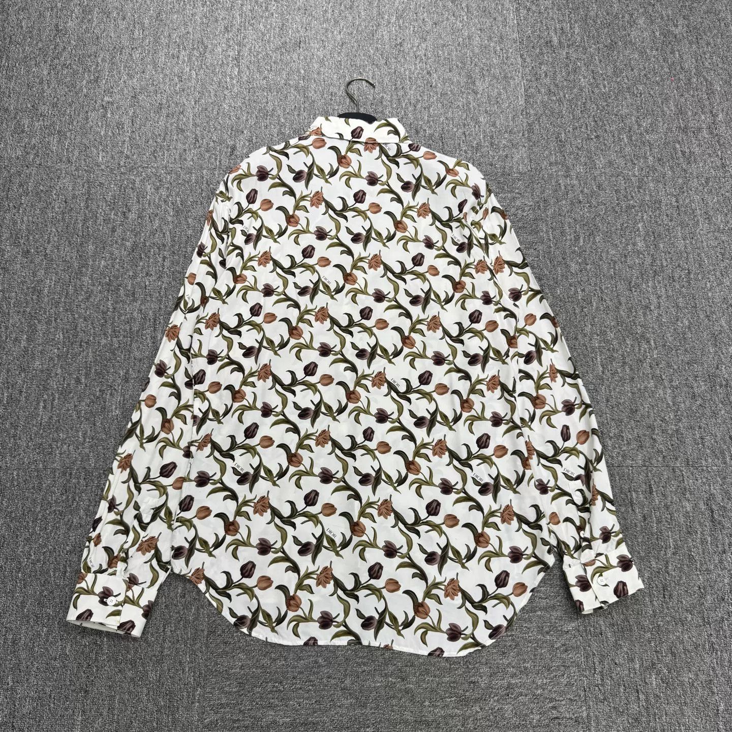 Dior Dior All-over Floral Long-sleeve Shirt Size US L / EU 52-54 / 3 - 6 Thumbnail