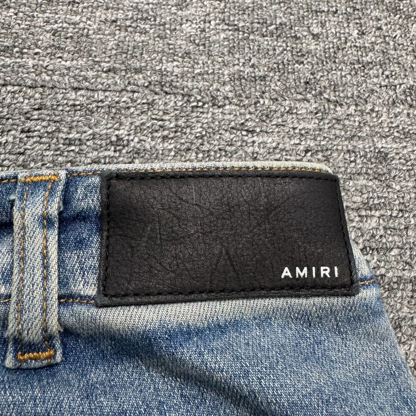 Amiri AMIRI Embroidered Leather Star Jeans Size US 32 / EU 48 - 6 Thumbnail