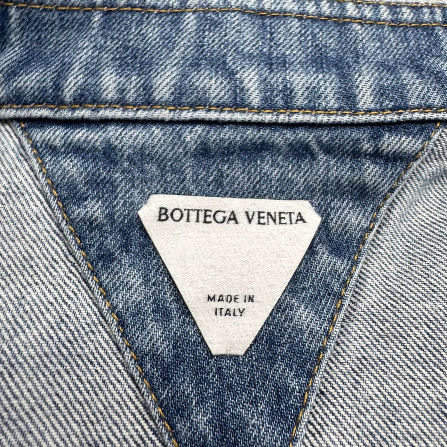 Bottega Veneta Bottega Veneta Washed Distressed Denim Jacket Size US S / EU 44-46 / 1 - 2 Thumbnail