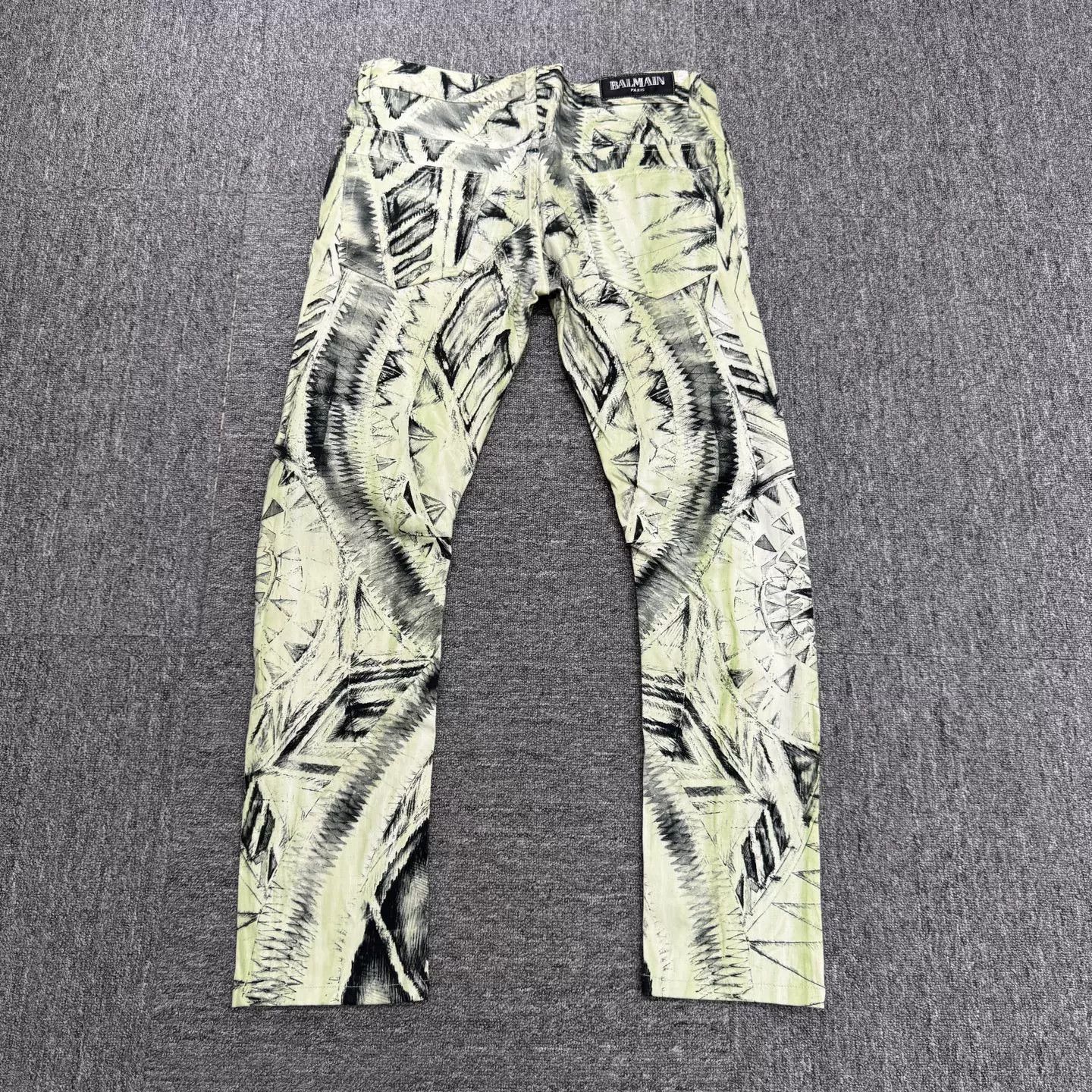 Balmain Balmain Symmetric Pattern Jeans Size US 31 - 5 Thumbnail