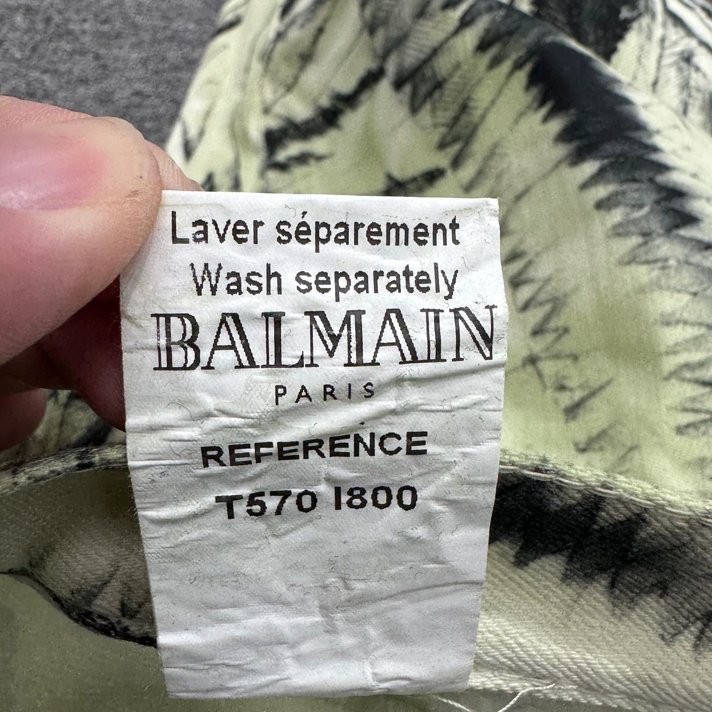 Balmain Balmain Symmetric Pattern Jeans Size US 31 - 4 Thumbnail