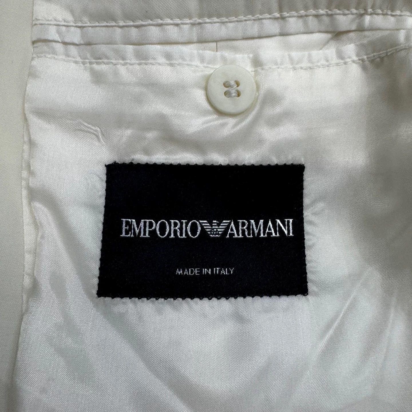 Emporio Armani Emporio Armani Solid Wool Blazer Size US S / EU 44-46 / 1 - 2 Thumbnail