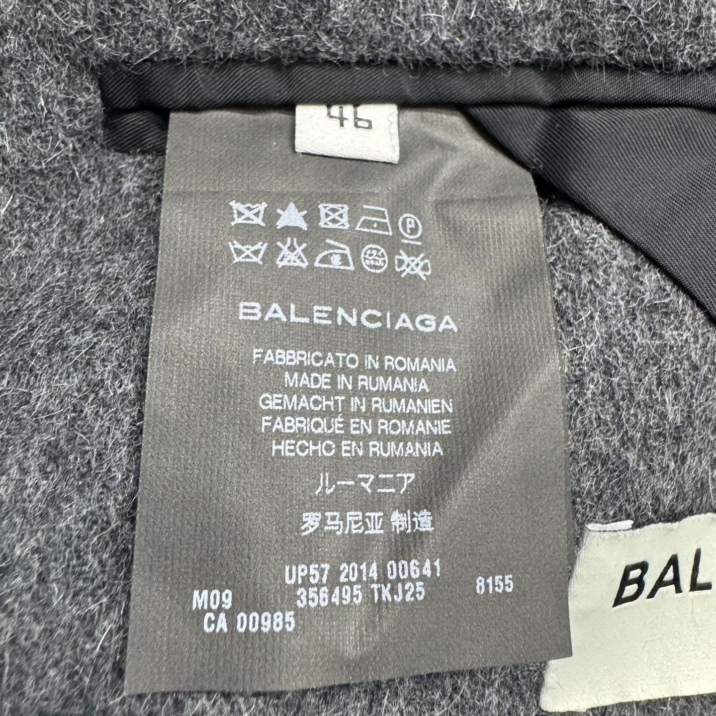 Balenciaga Balenciaga Colorblock Wool Coat Size US S / EU 44-46 / 1 - 3 Thumbnail