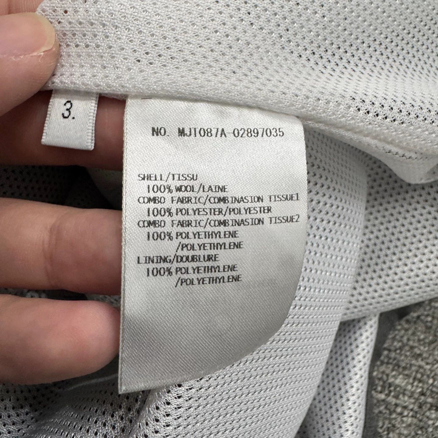 Thom Browne Thom Browne Gray Wool Coat Size US L / EU 52-54 / 3 - 3 Thumbnail