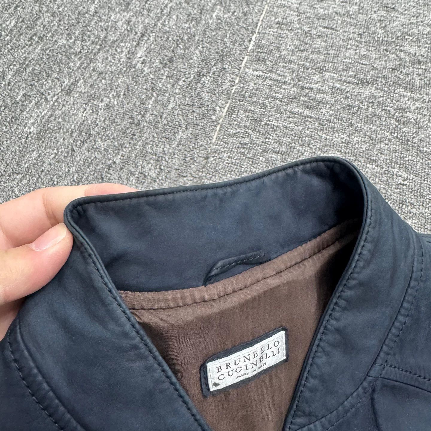 Brunello Cucinelli Brunello Cucinelli Leather Jacket Size US M / EU 48-50 / 2 - 8 Thumbnail