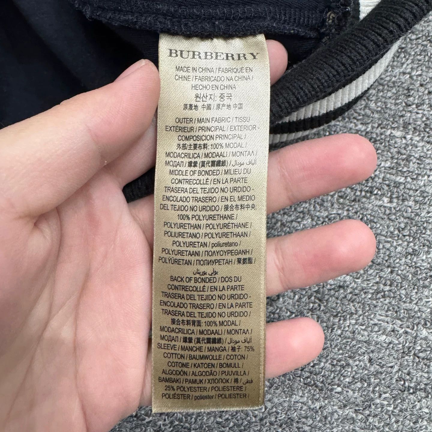 Burberry Burberry Space Cotton Hoodie Size US M / EU 48-50 / 2 - 3 Thumbnail