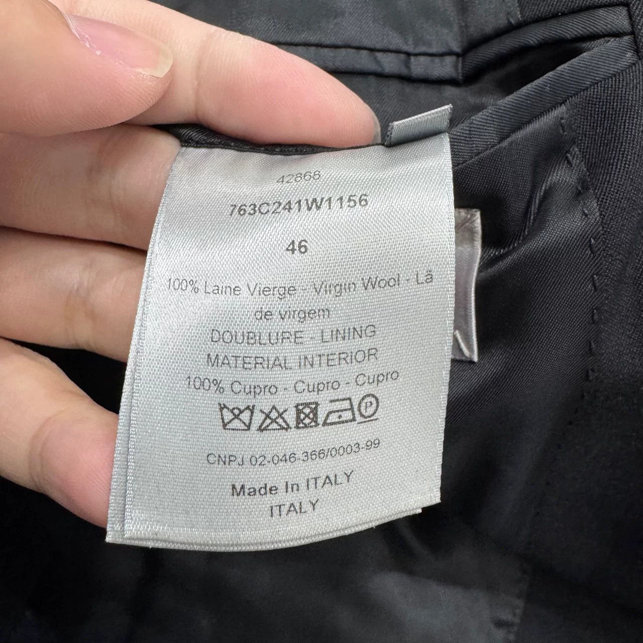 Dior Dior Wool Suit Jacket Size US S / EU 44-46 / 1 - 3 Thumbnail