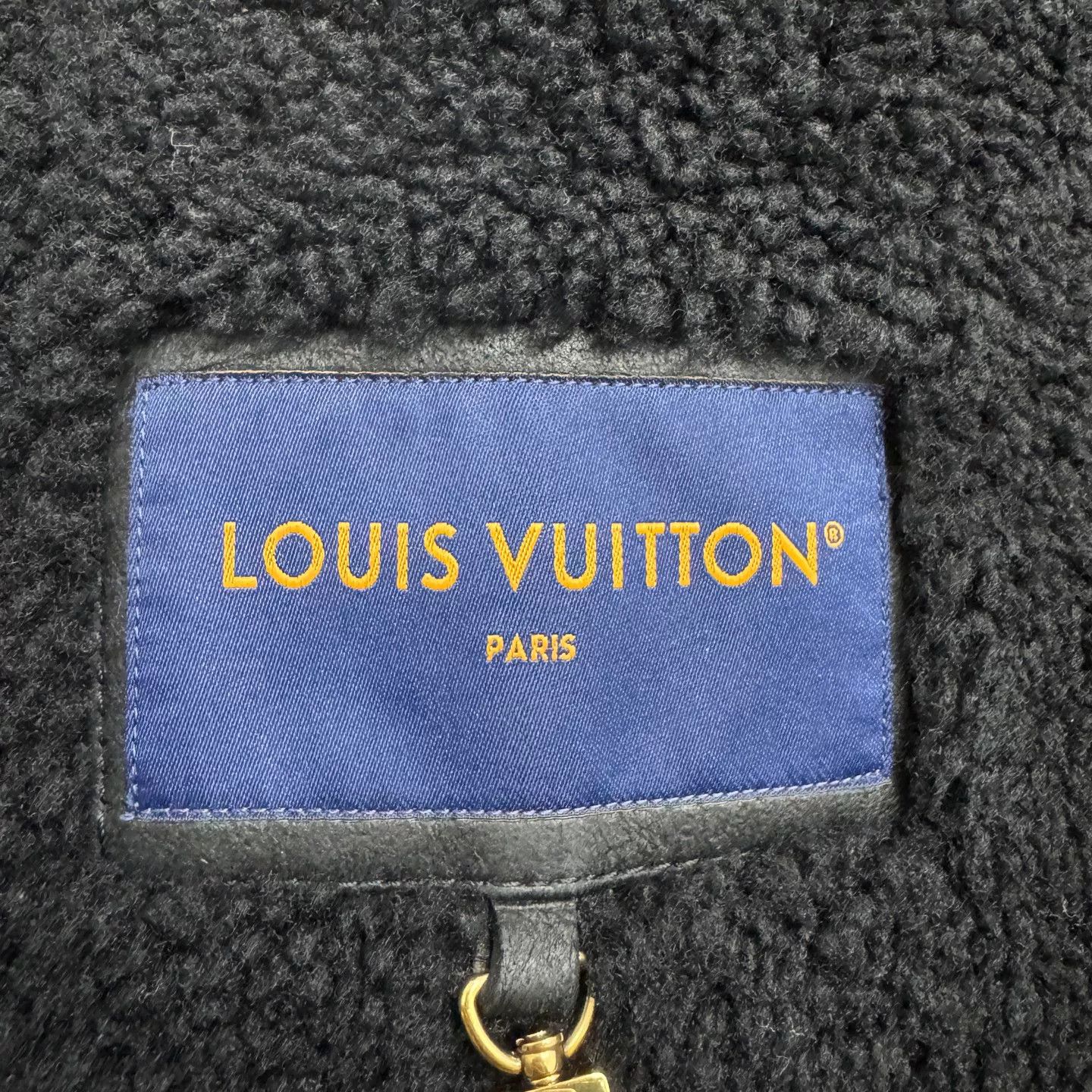 Louis Vuitton Louis Vuitton Embossed Monogram Shearling Jacket Size US XXL / EU 58 / 5 - 2 Thumbnail