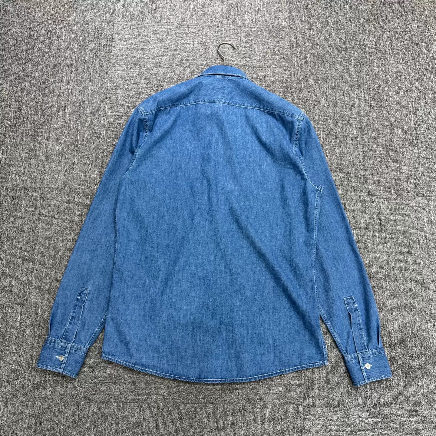 Hermes Hermes Pocket Denim Shirt Size US M / EU 48-50 / 2 - 5 Thumbnail