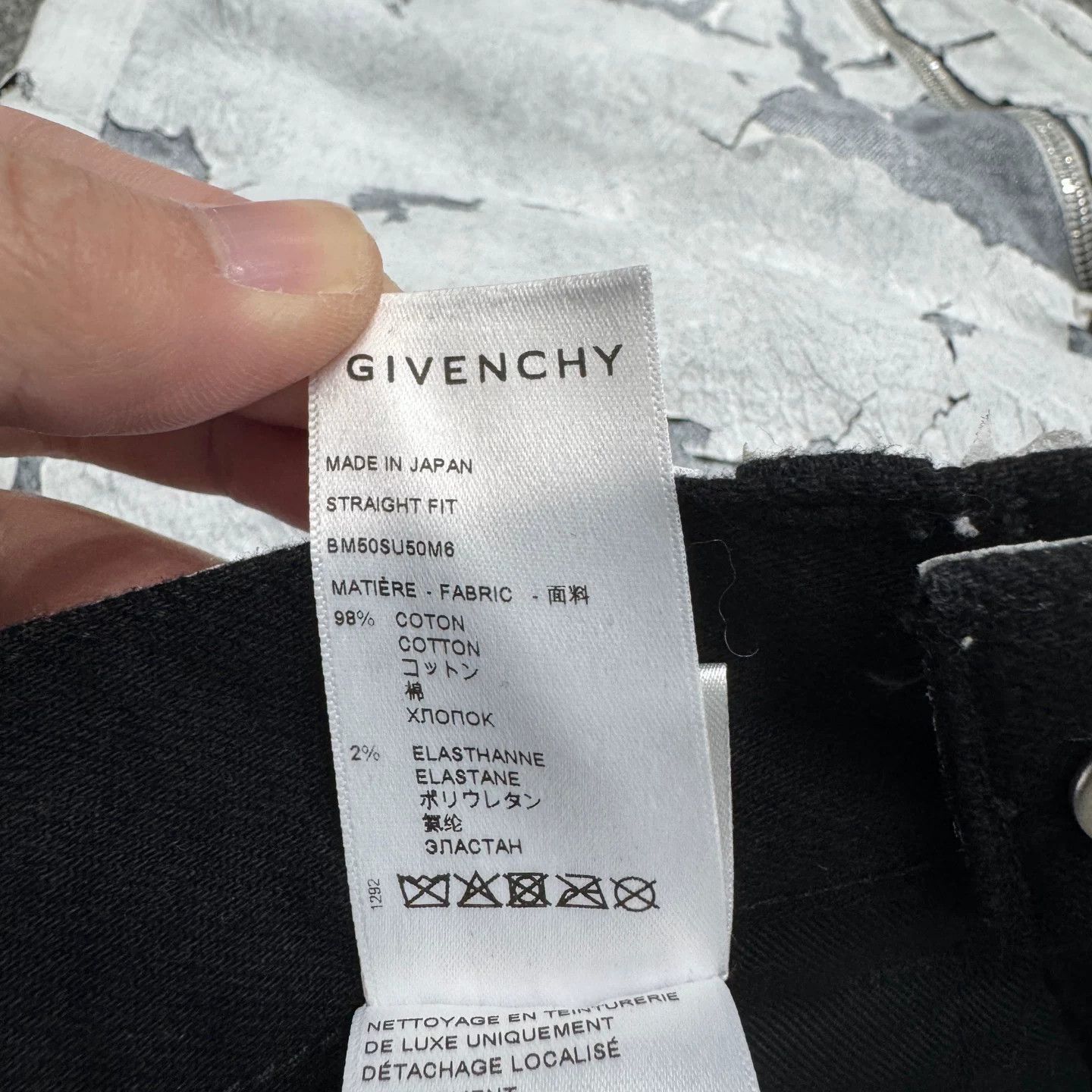 Givenchy Givenchy Plaster Crack Jeans Size US 36 / EU 52 - 4 Thumbnail