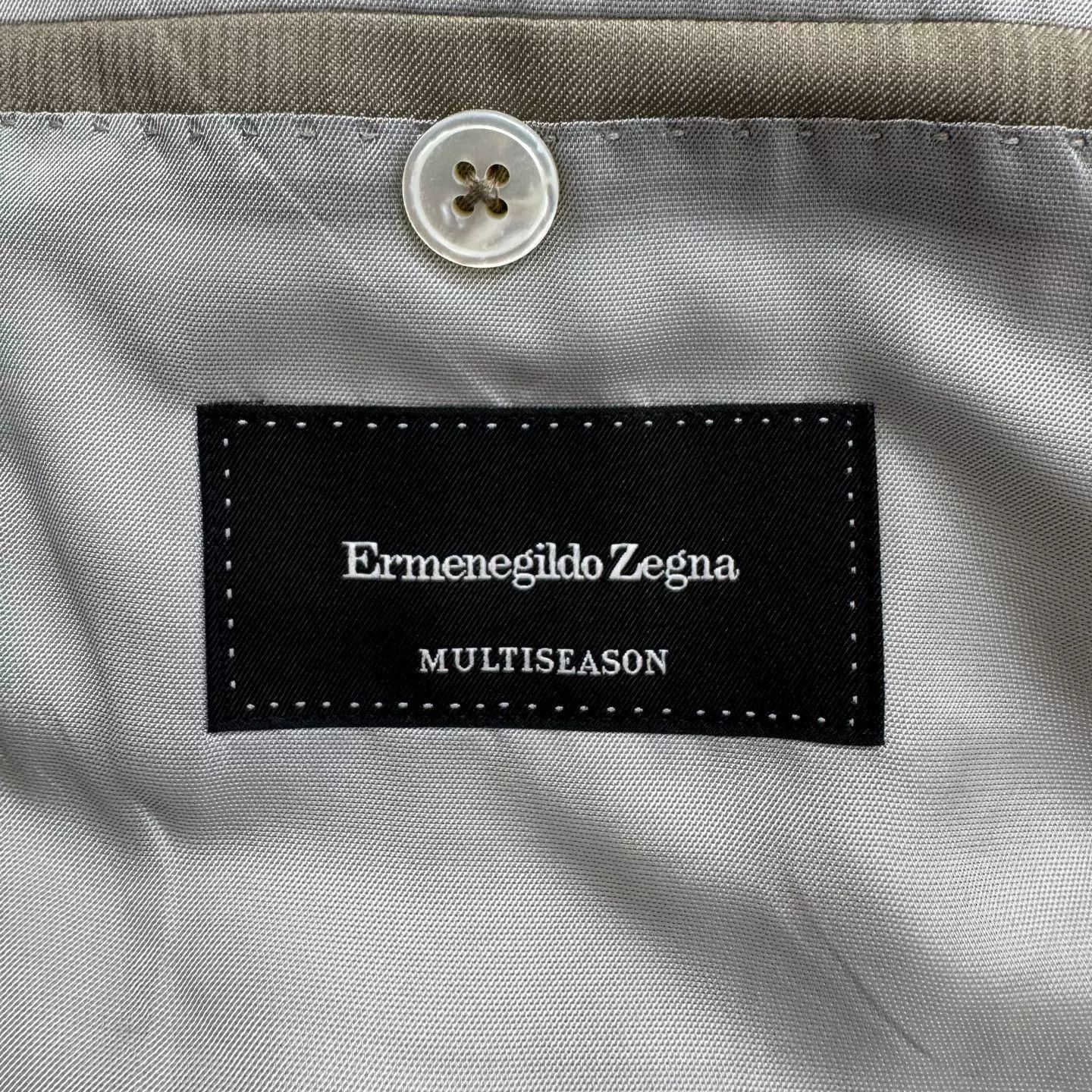 Ermenegildo Zegna Ermenegildo Zegna Check Wool Blazer Size US M / EU 48-50 / 2 - 2 Thumbnail