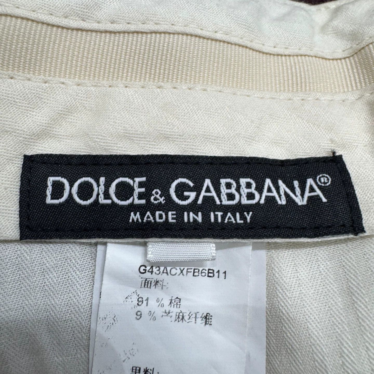 Dolce & Gabbana DG Striped Casual Pants Size US 30 / EU 46 - 2 Thumbnail