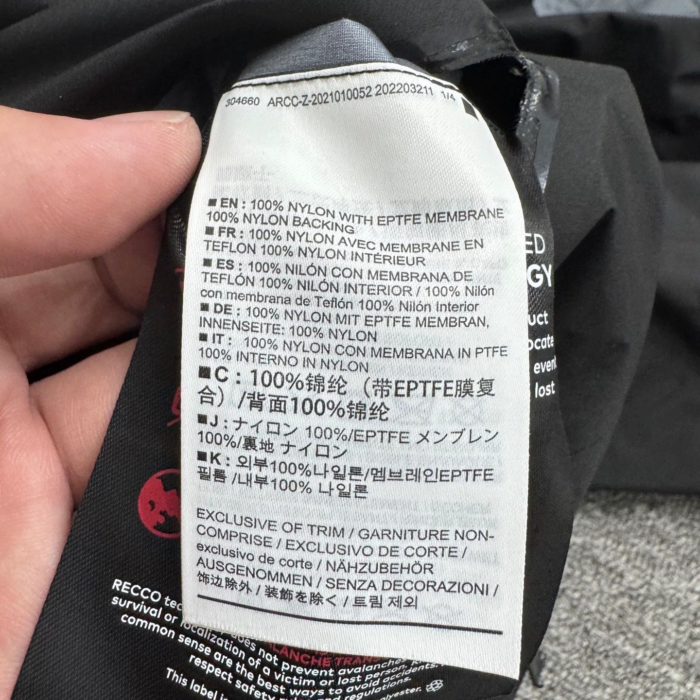 Arc'teryx Arcteryx BETA AR Gore-Tex Jacket Size US XS / EU 42 / 0 - 3 Thumbnail
