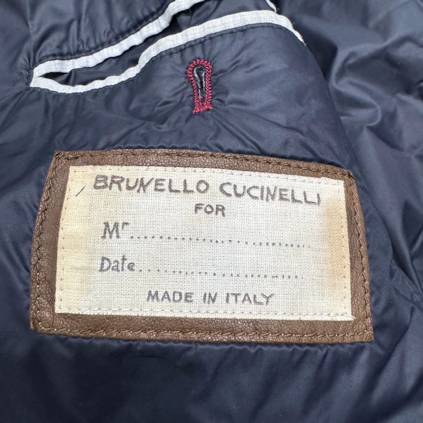 Brunello Cucinelli Brunello Cucinelli Brown Leather Pilot Jacket Size US XL / EU 56 / 4 - 3 Thumbnail